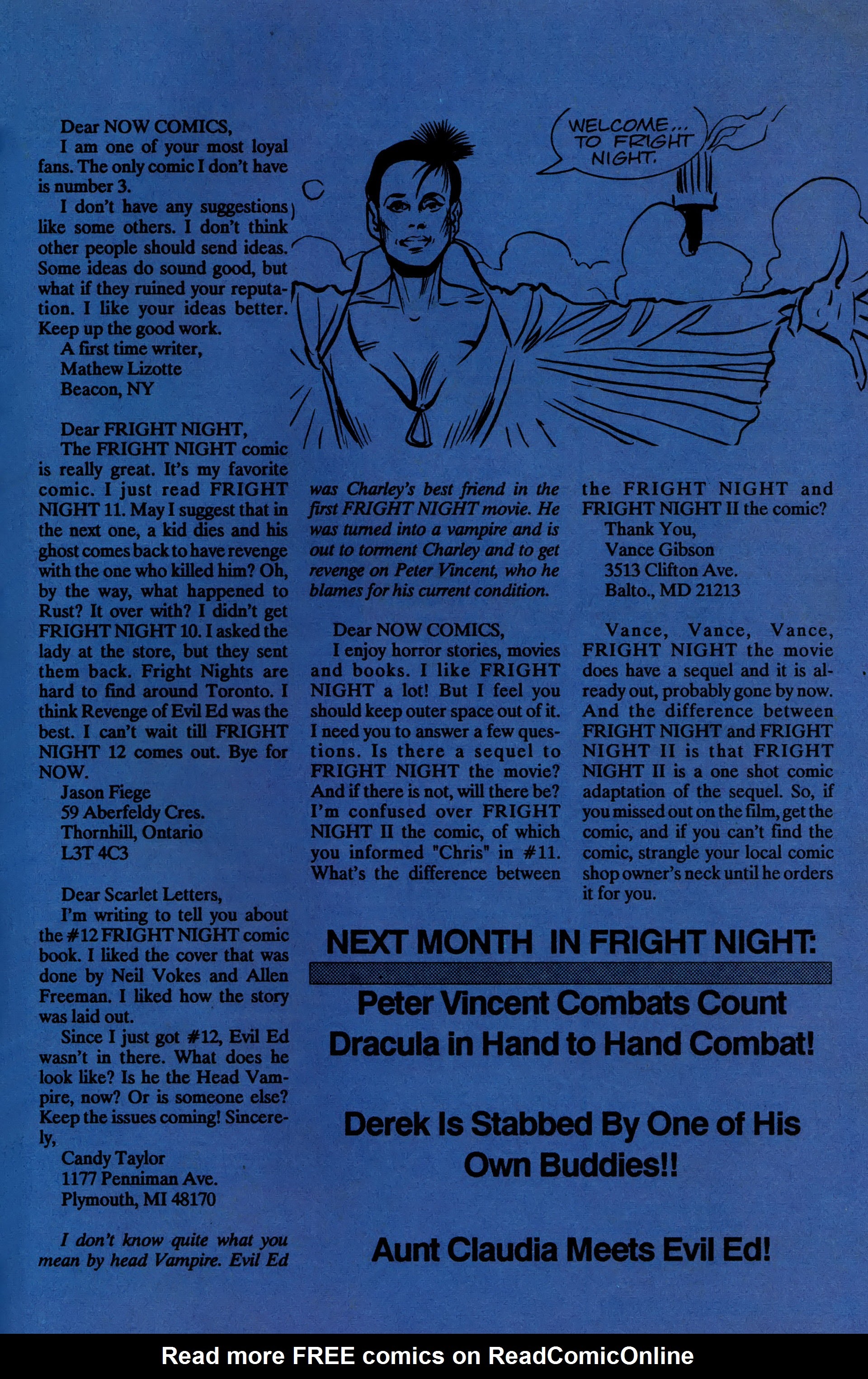 Read online Fright Night (1988) comic -  Issue #14 - 33