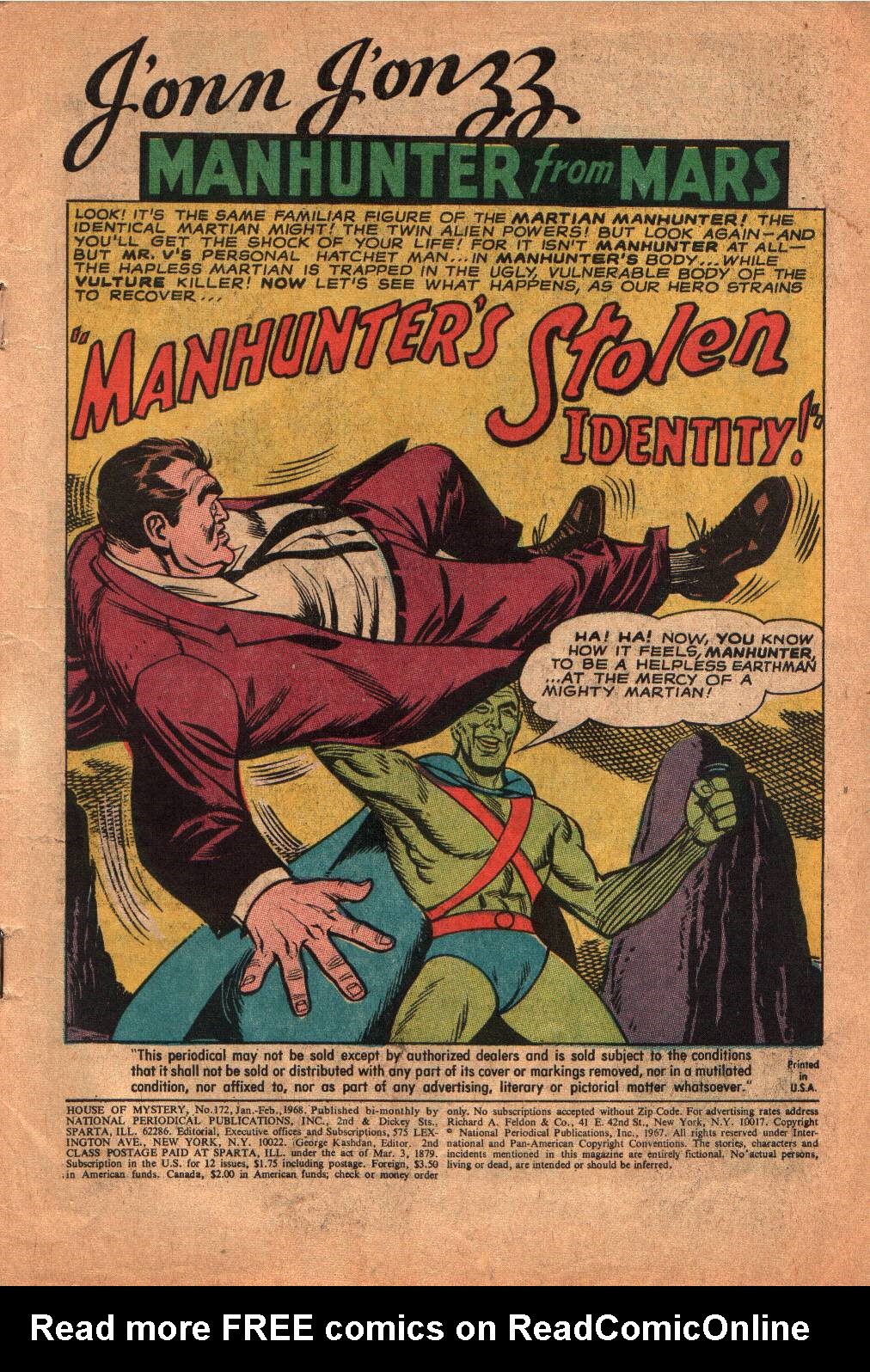 Read online House of Mystery (1951) comic -  Issue #172 - 3