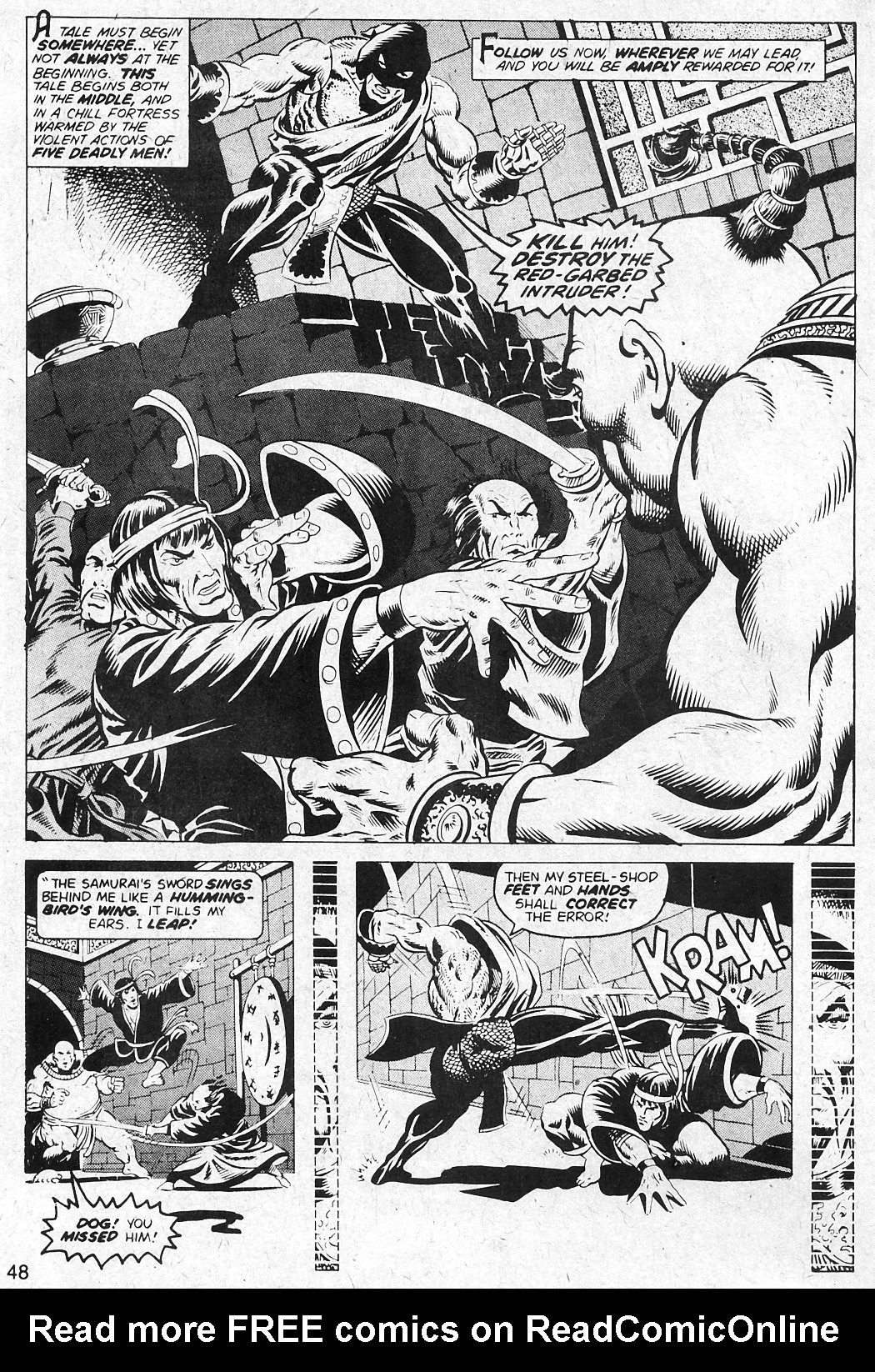 Read online The Deadly Hands of Kung Fu comic -  Issue #2 - 42
