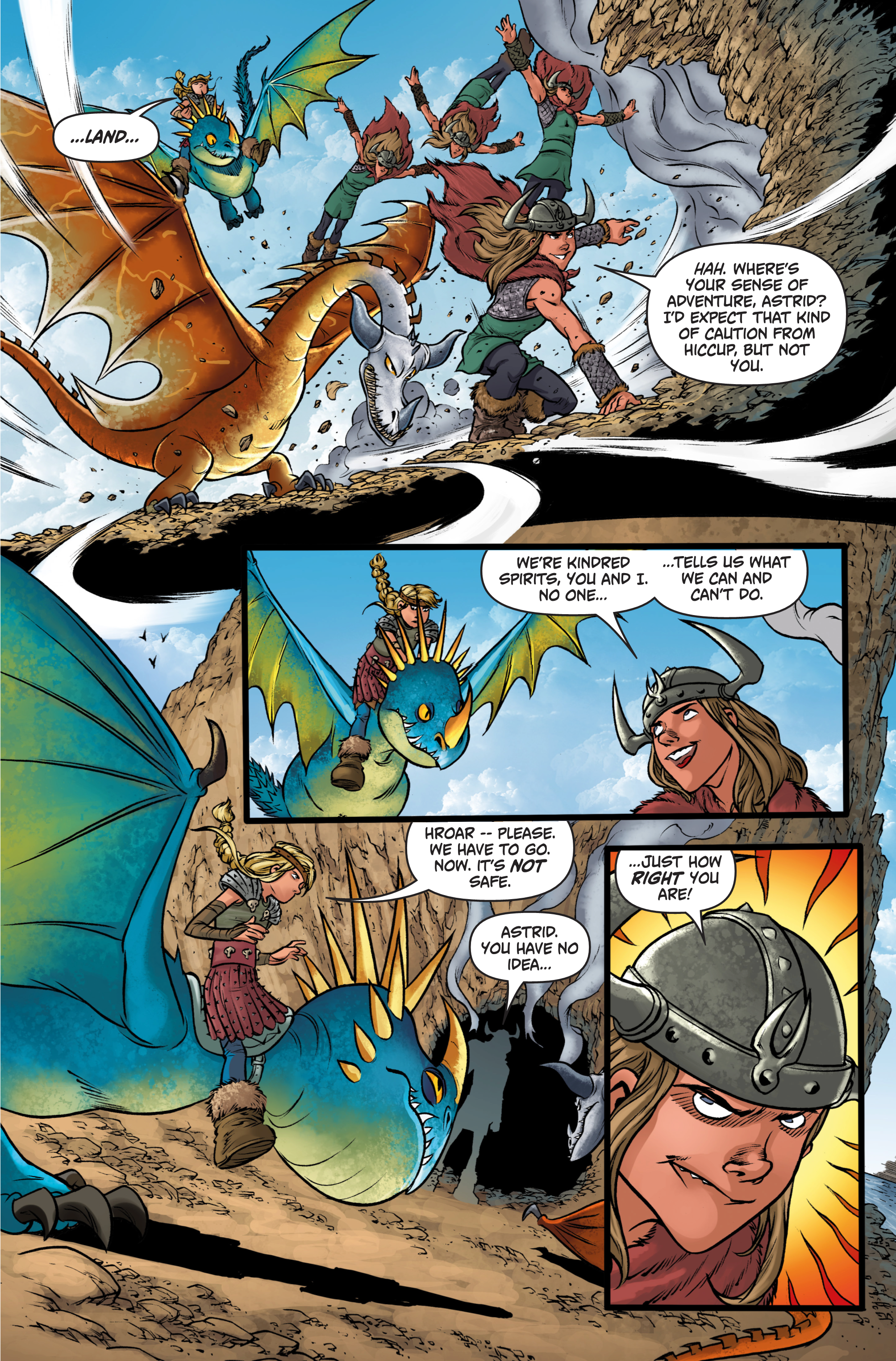 Read online DreamWorks Dragons: Riders of Berk comic -  Issue # _TPB - 95