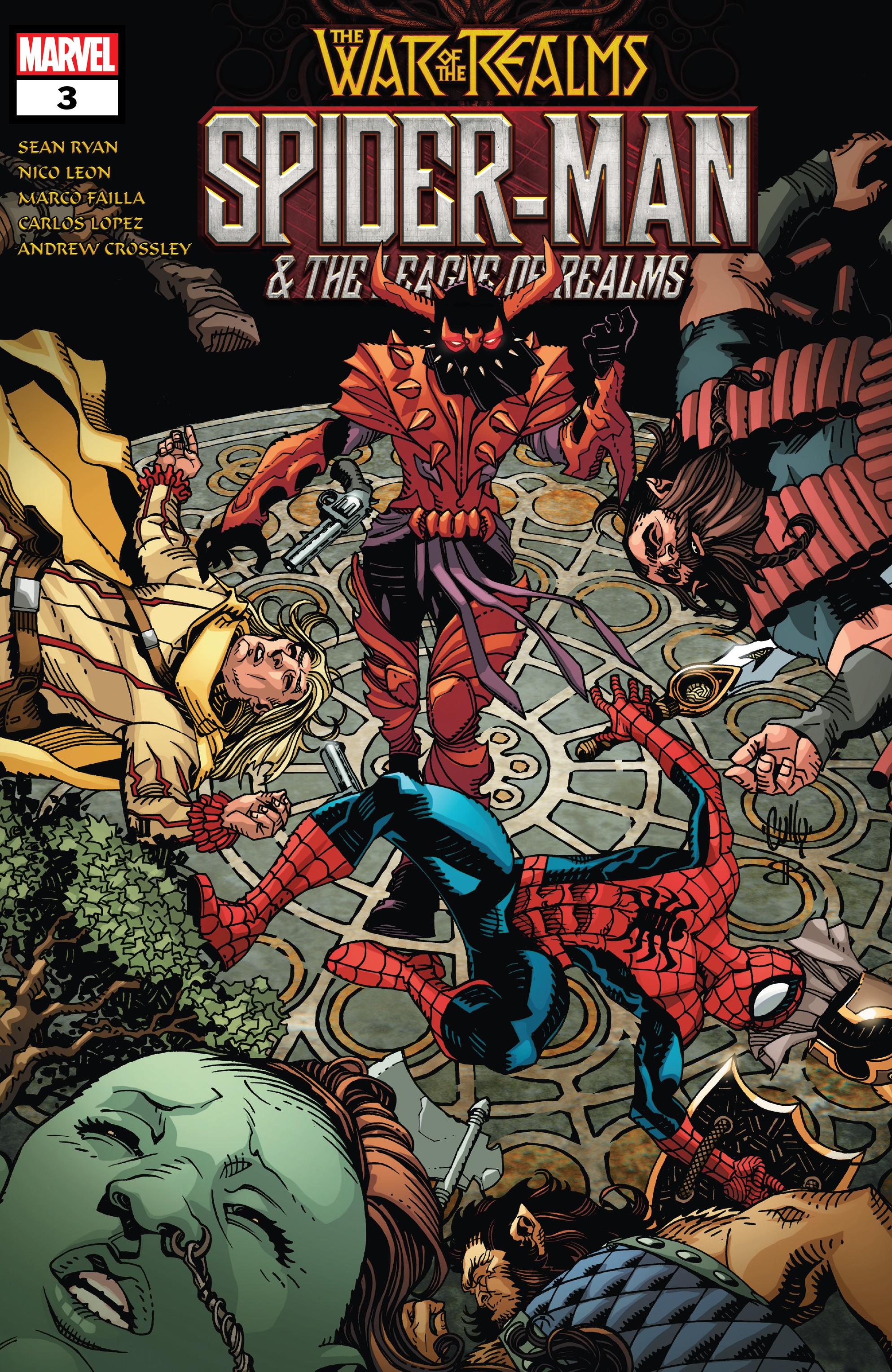 Read online War of the Realms: Spider-Man & the League of Realms comic -  Issue #3 - 1