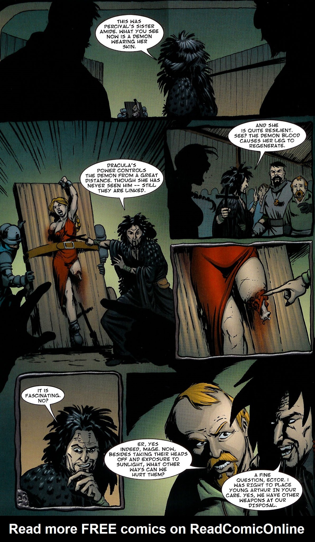 Read online Dracula vs King Arthur comic -  Issue #4 - 20