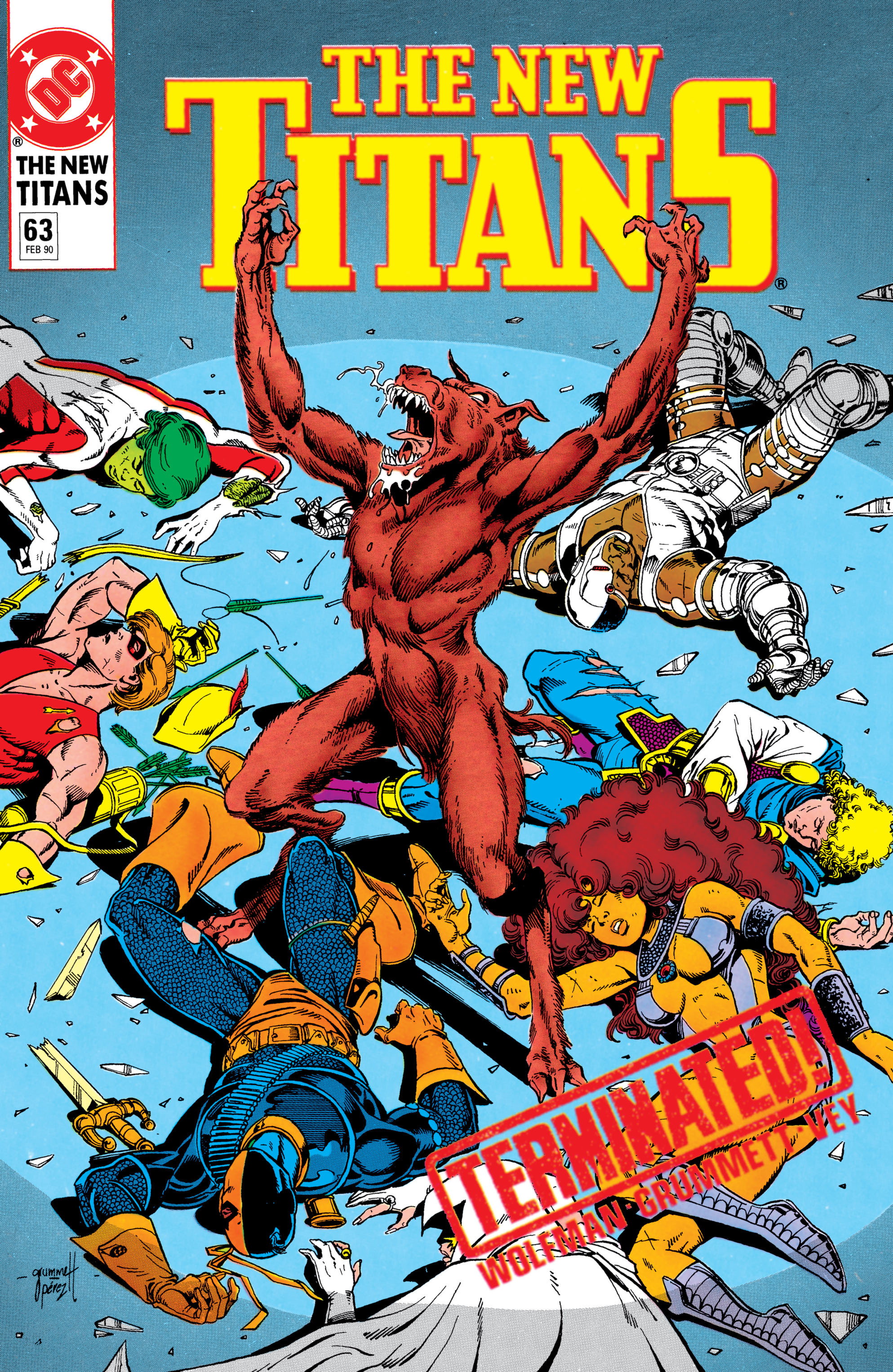 Read online The New Titans (1988) comic -  Issue #63 - 1