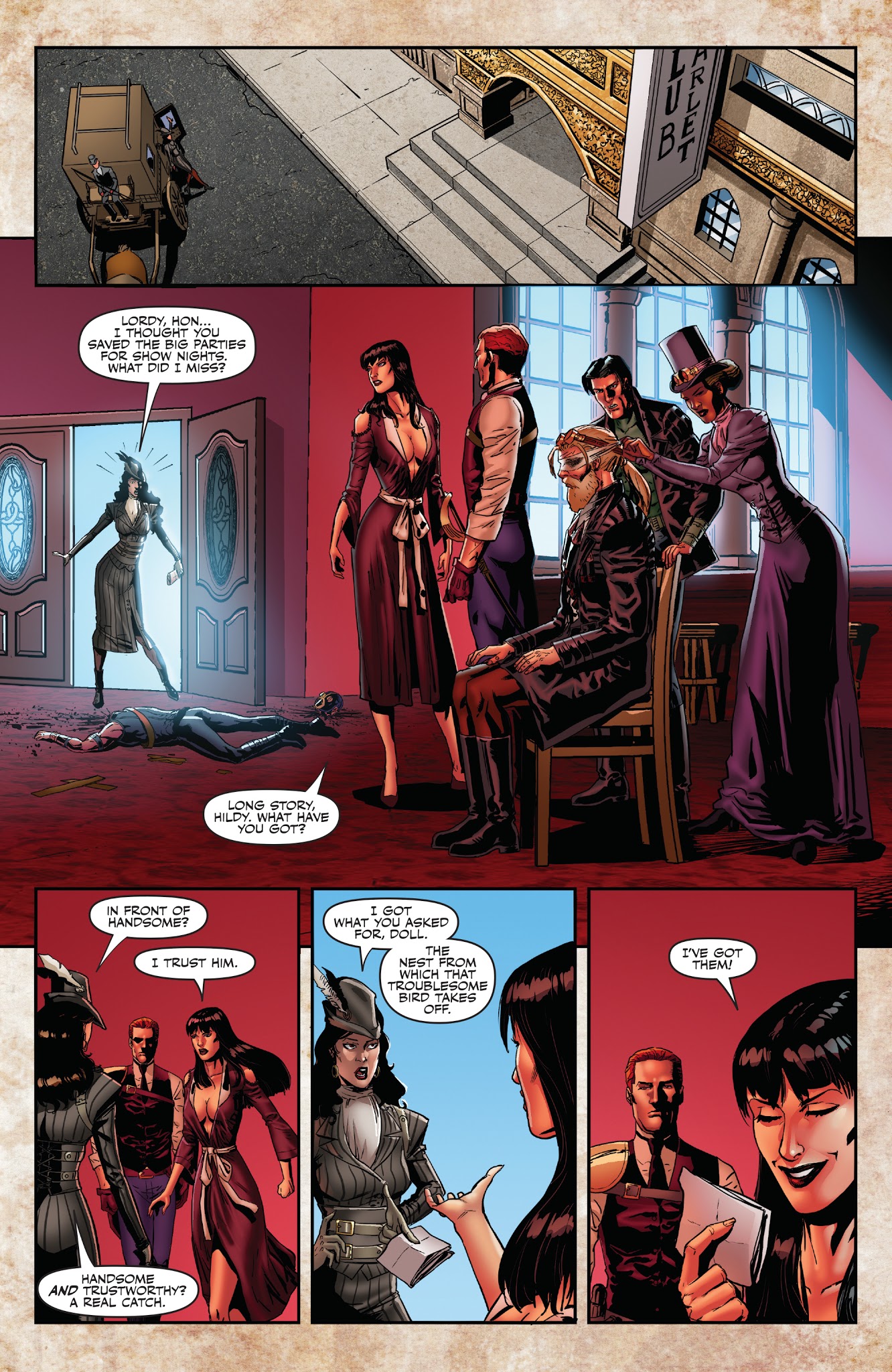 Read online Legenderry: Vampirella comic -  Issue # _TPB - 74