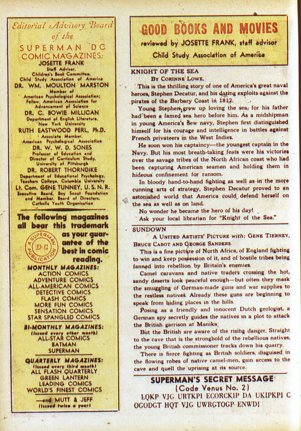 Read online Star Spangled Comics comic -  Issue #6 - 29