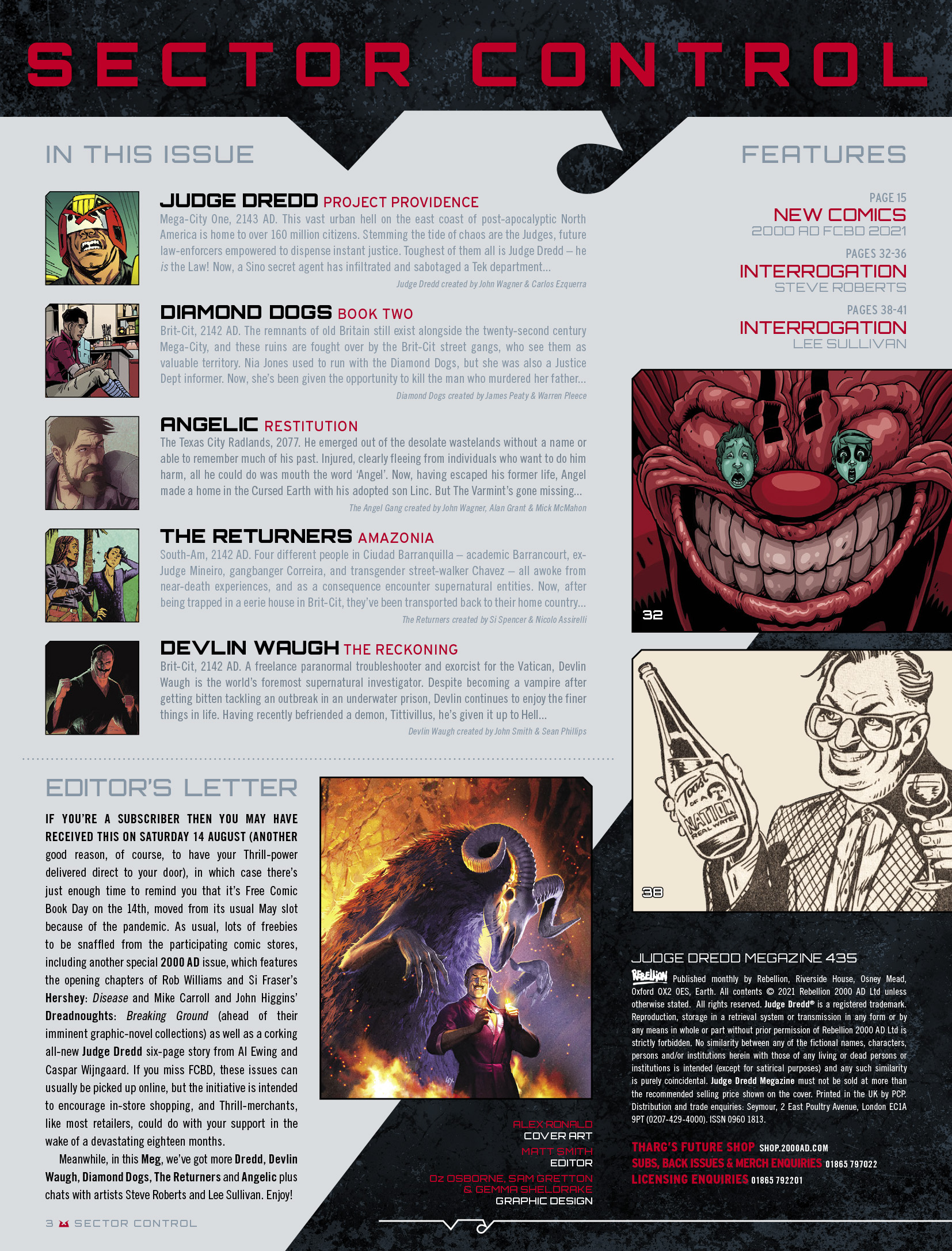 Read online Judge Dredd Megazine (Vol. 5) comic -  Issue #435 - 3