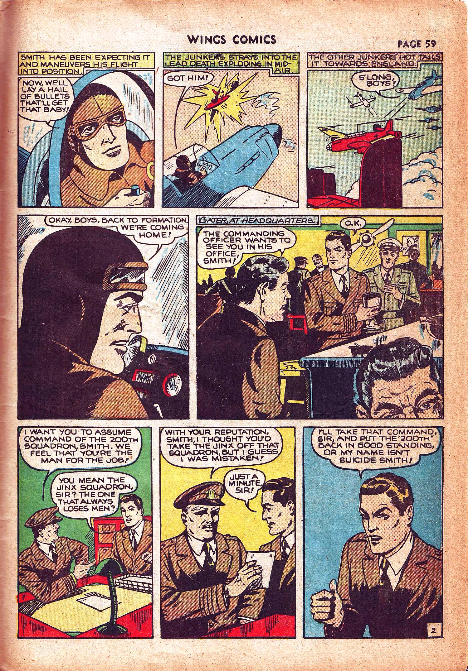 Read online Wings Comics comic -  Issue #3 - 61