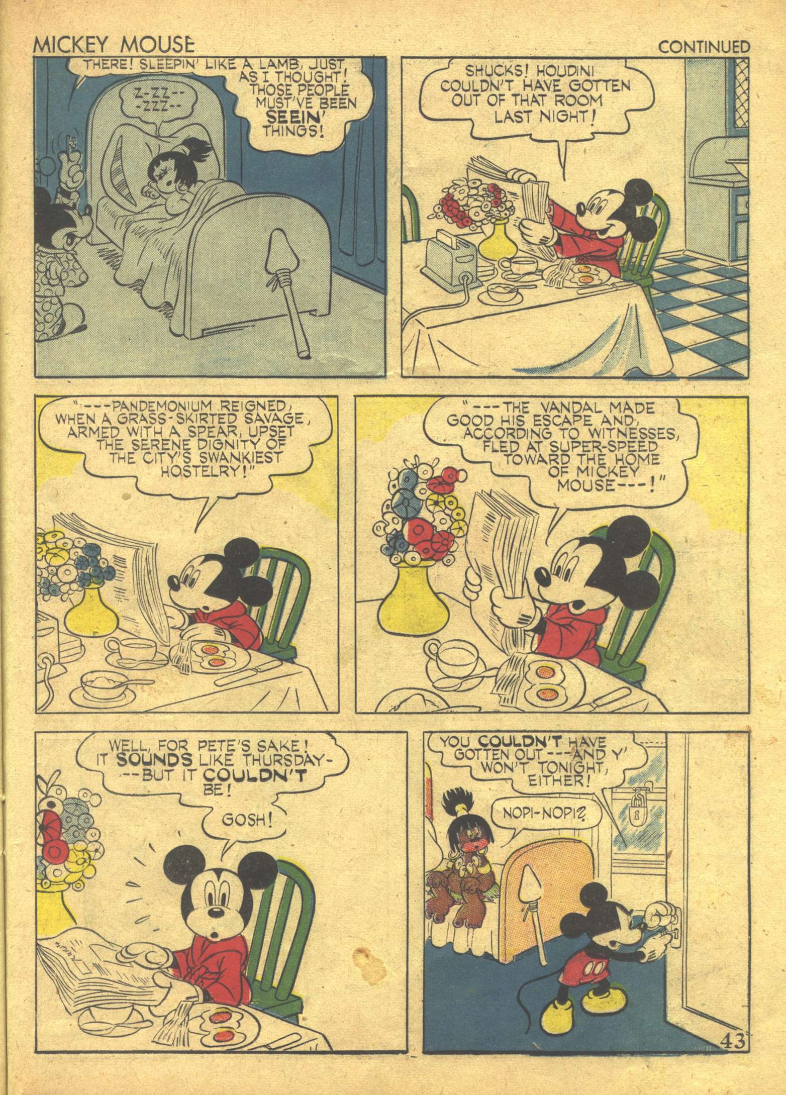 Read online Walt Disney's Comics and Stories comic -  Issue #23 - 45
