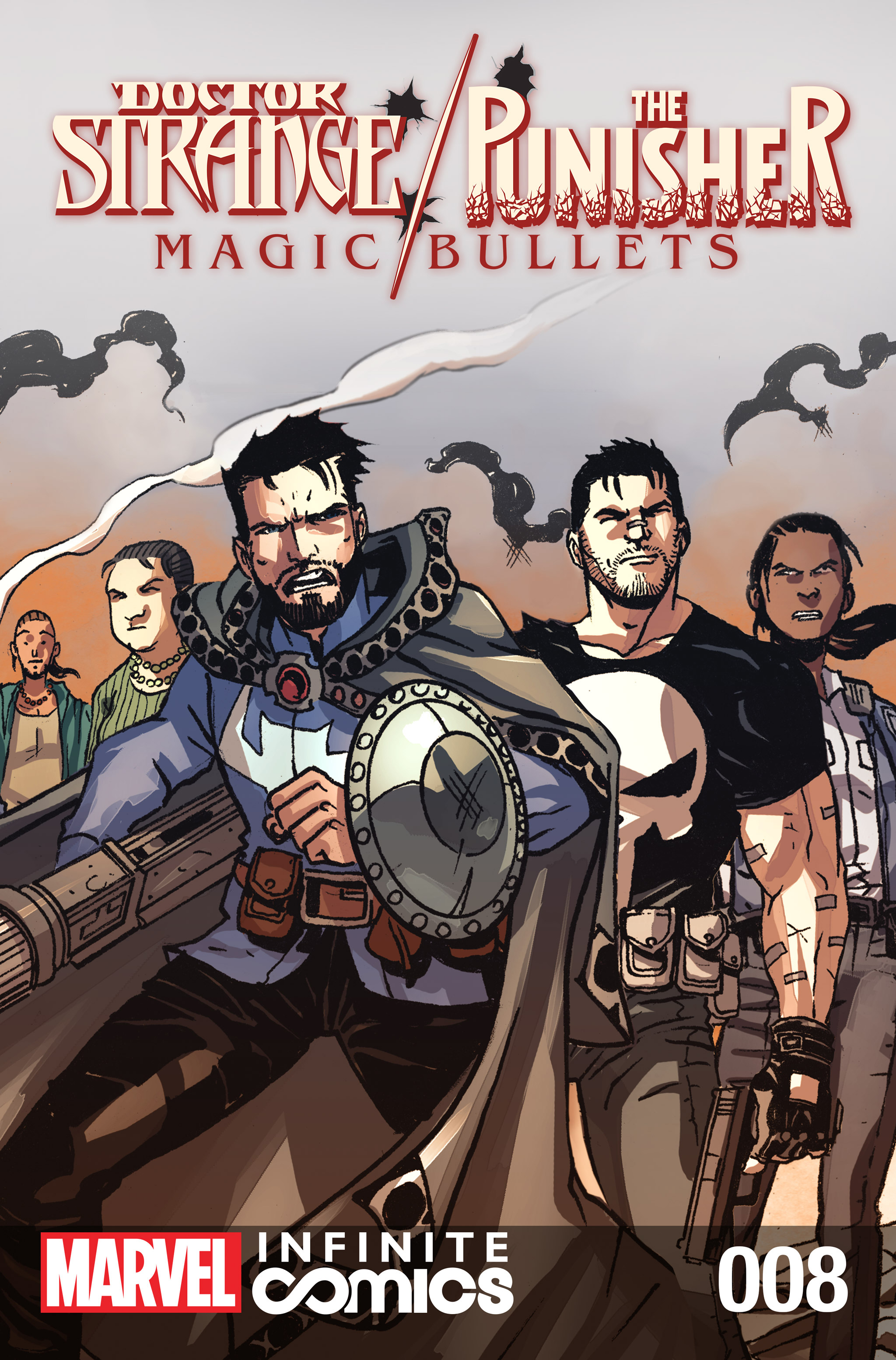 Read online Doctor Strange/Punisher: Magic Bullets Infinite Comic comic -  Issue #8 - 1