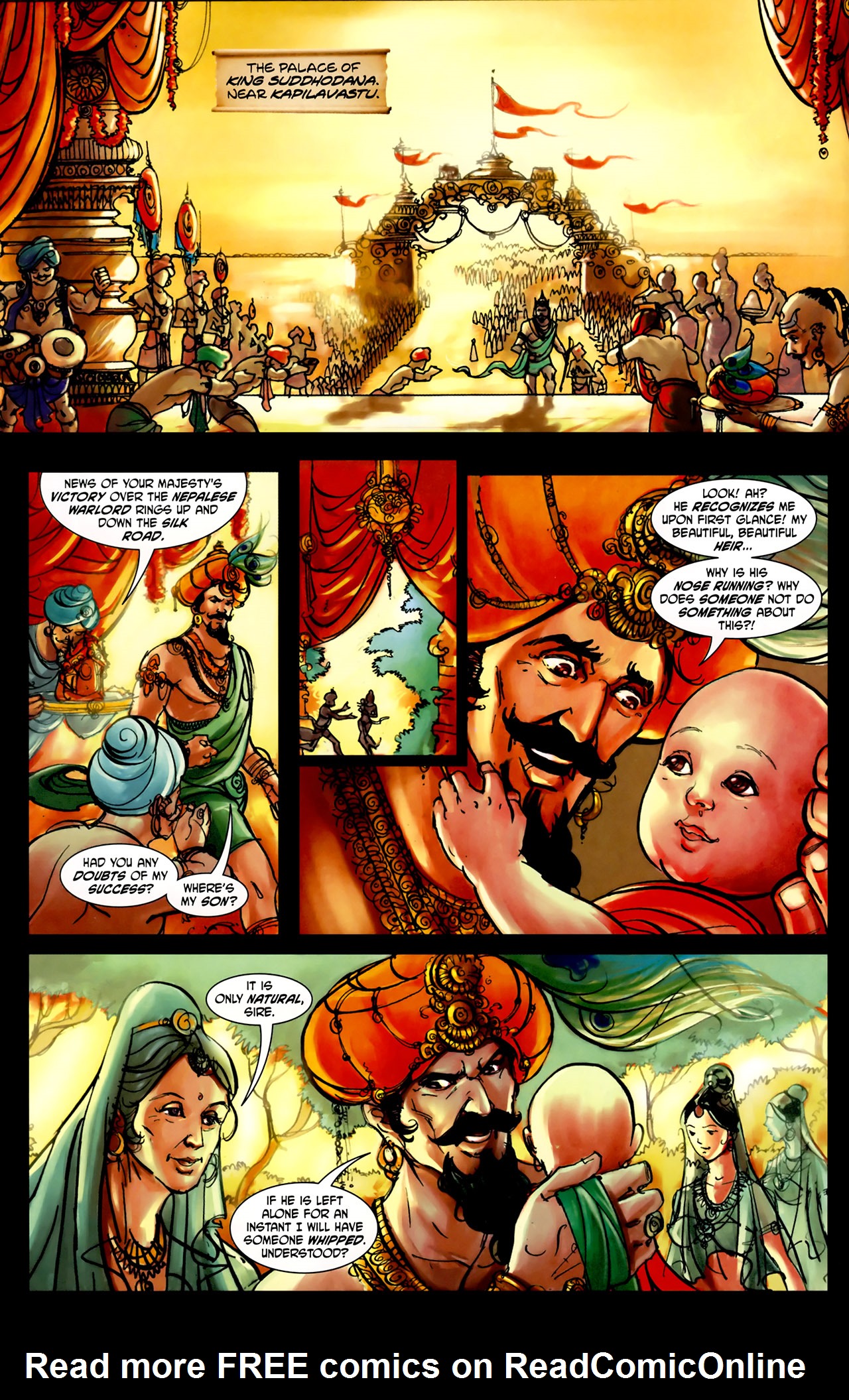 Read online Deepak Chopra's Buddha: A Story of Enlightenment comic -  Issue #1 - 10
