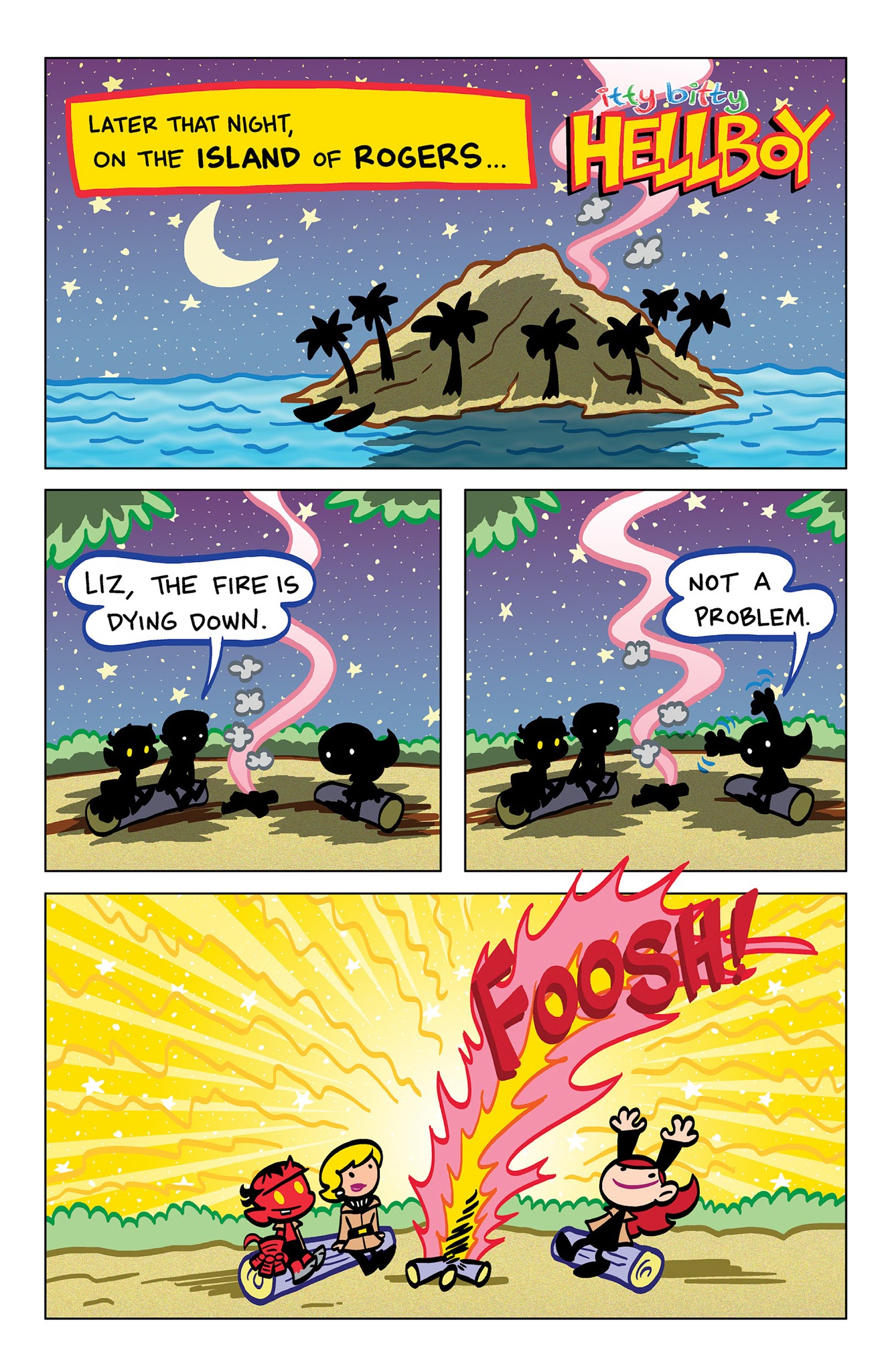 Read online Itty Bitty Hellboy: The Search for the Were-Jaguar! comic -  Issue #2 - 3