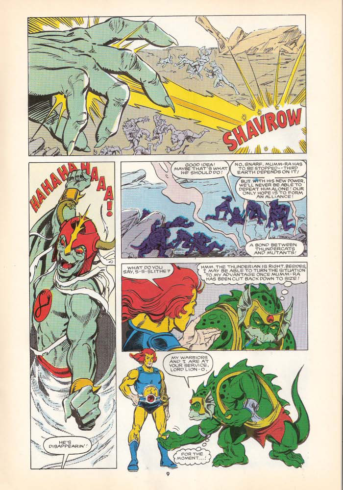 Read online ThunderCats (1987) comic -  Issue #7 - 9