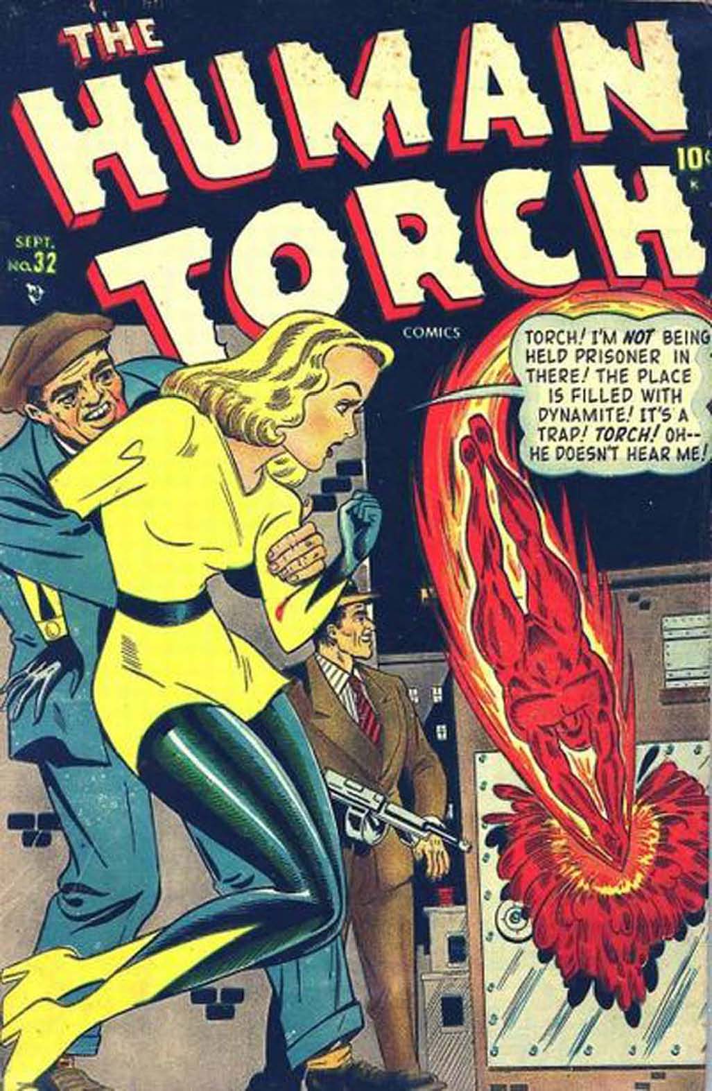 Read online The Human Torch (1940) comic -  Issue #32 - 1
