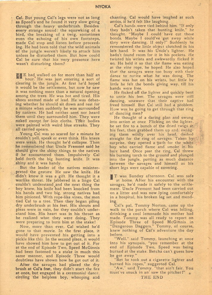 Read online Nyoka the Jungle Girl (1945) comic -  Issue #15 - 22