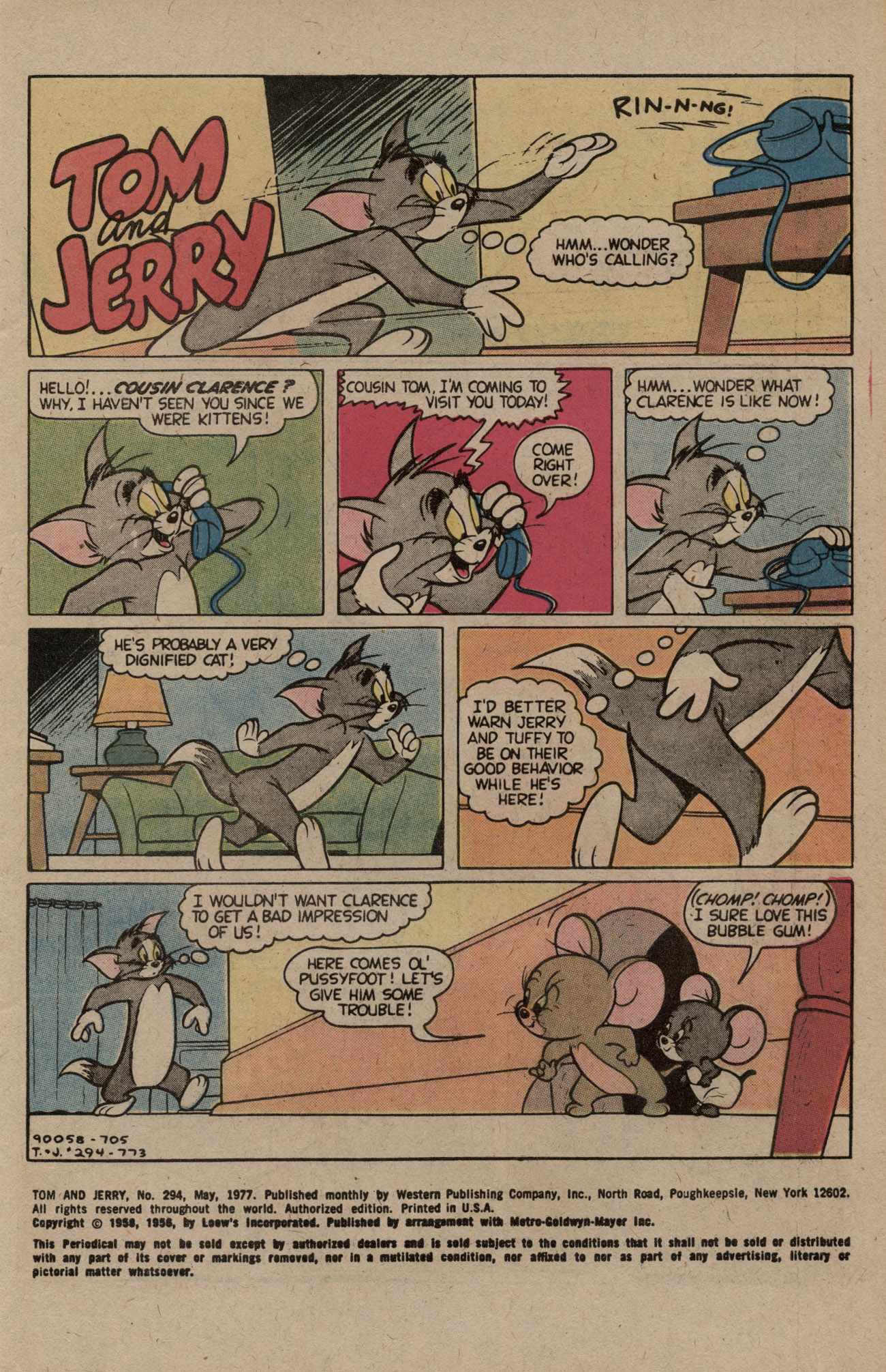 Read online Tom and Jerry comic -  Issue #294 - 3