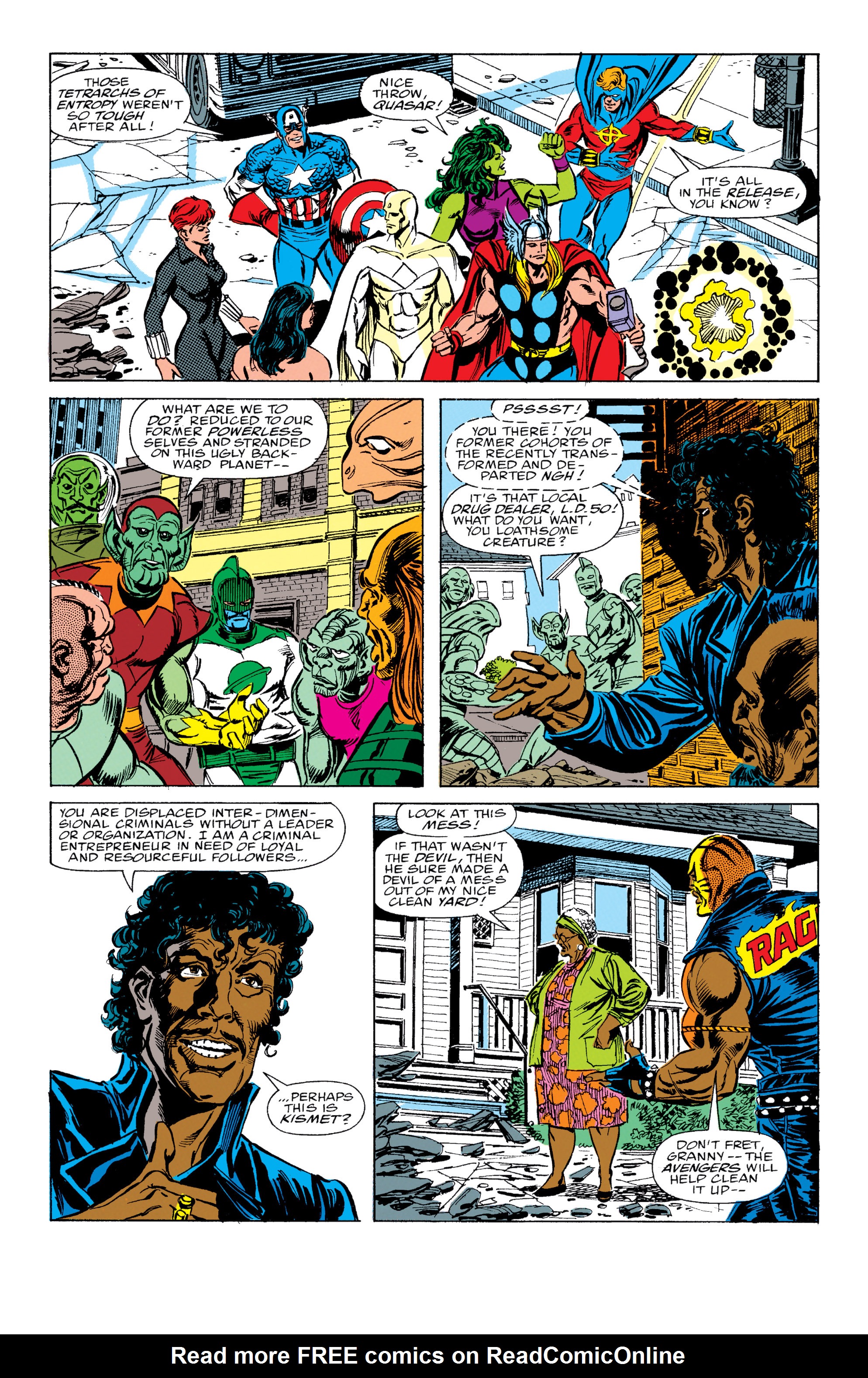 Read online The Avengers (1963) comic -  Issue #331 - 21