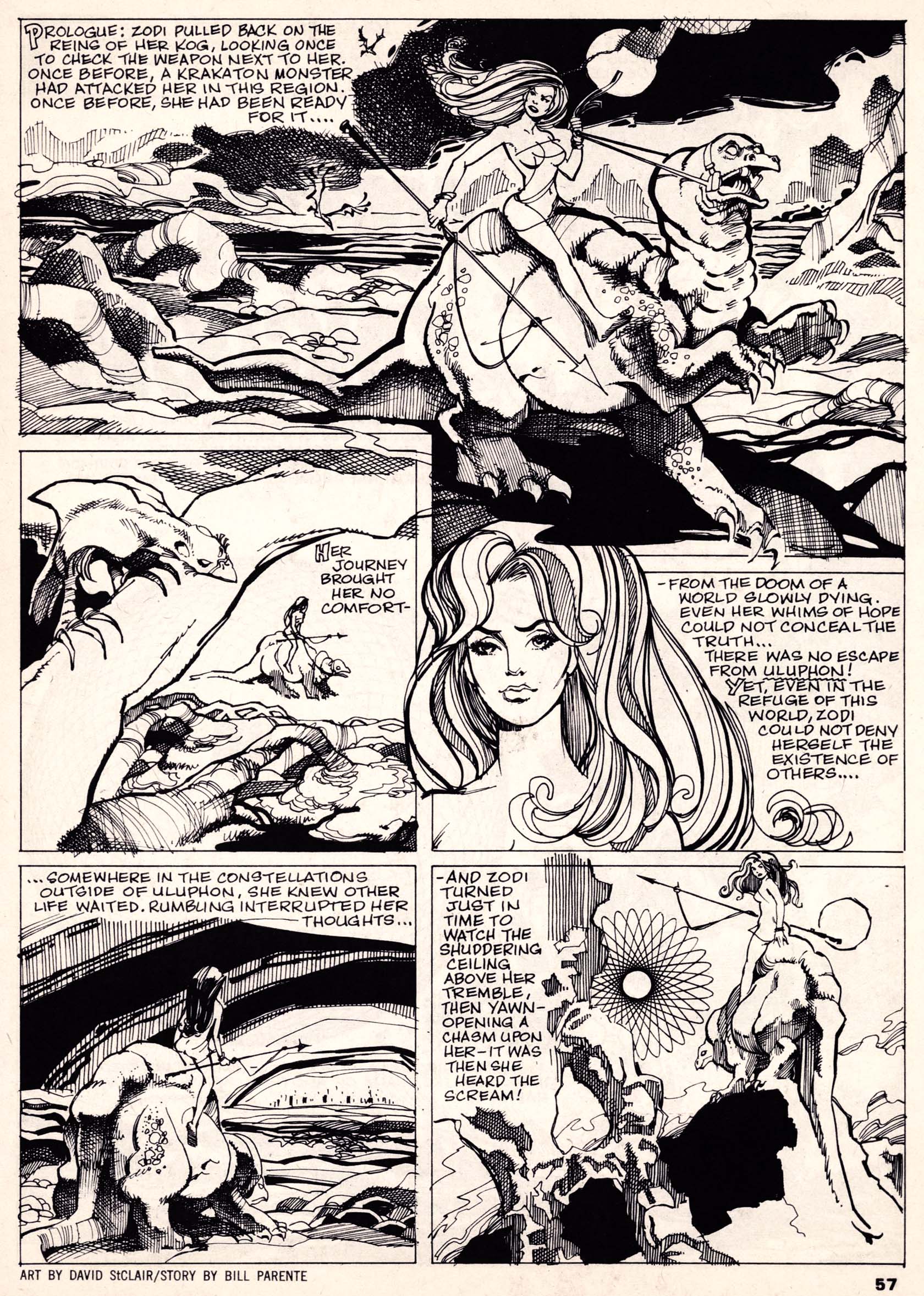 Read online Vampirella (1969) comic -  Issue # Annual 1972 - 57