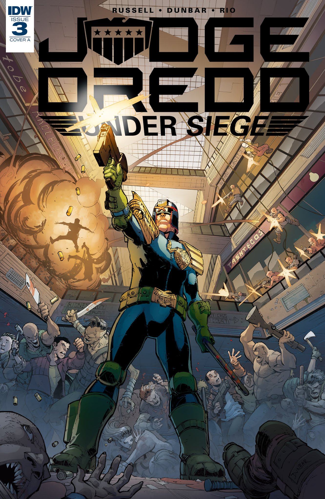Read online Judge Dredd: Under Siege comic -  Issue #3 - 1