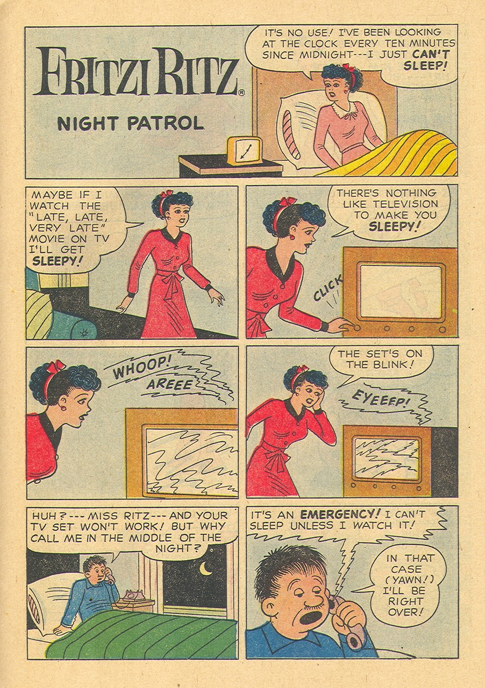 Read online Fritzi Ritz (1953) comic -  Issue #57 - 19