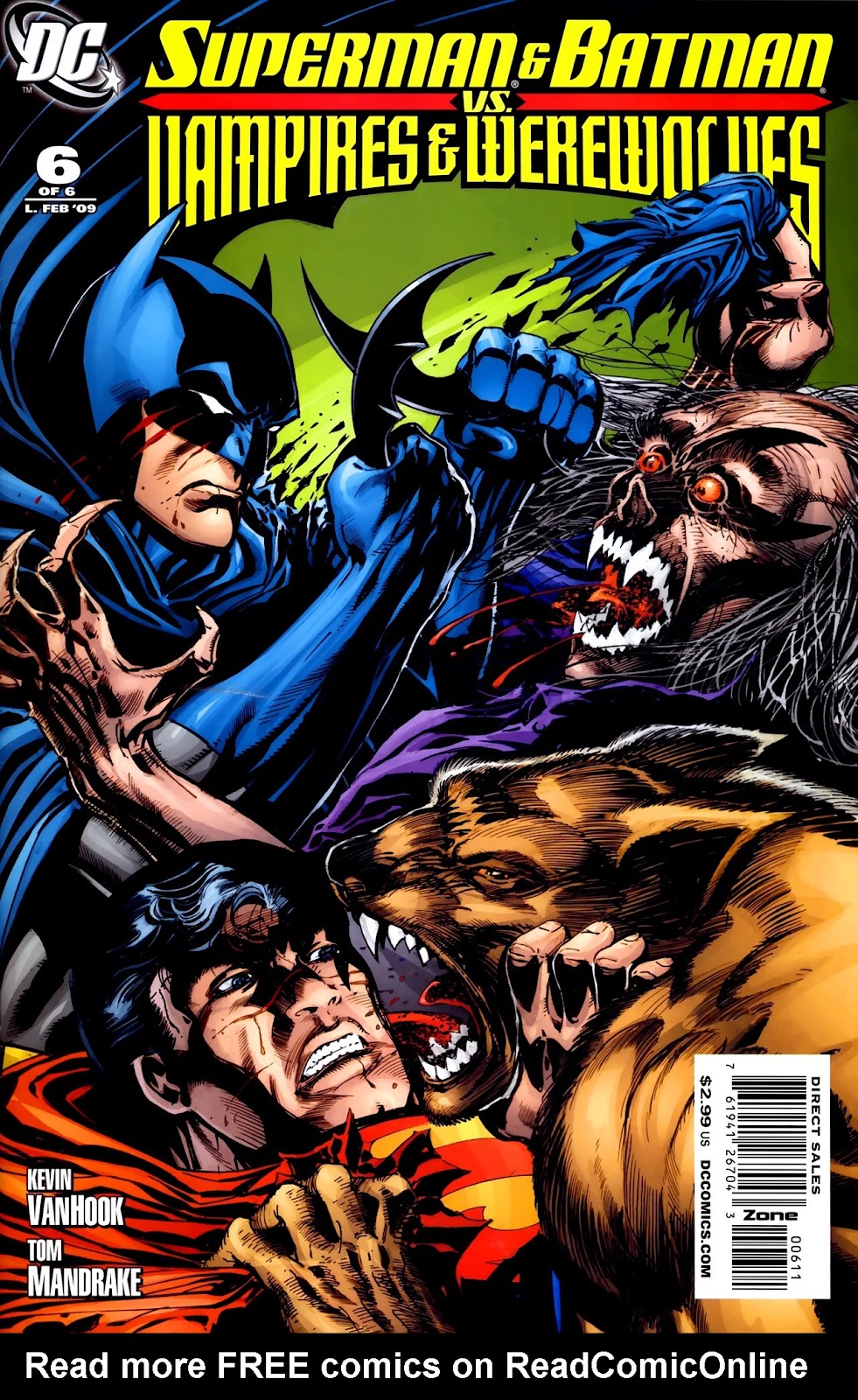 Superman and Batman vs. Vampires and Werewolves issue 6 - Page 1