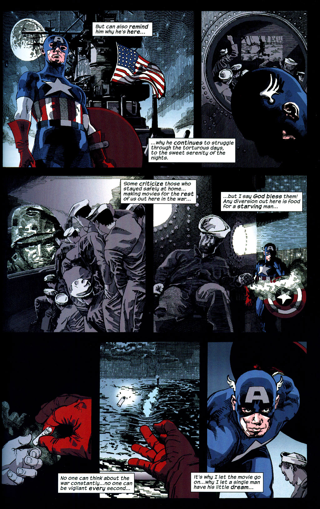 Read online Captain America: Red, White & Blue comic -  Issue # TPB - 20