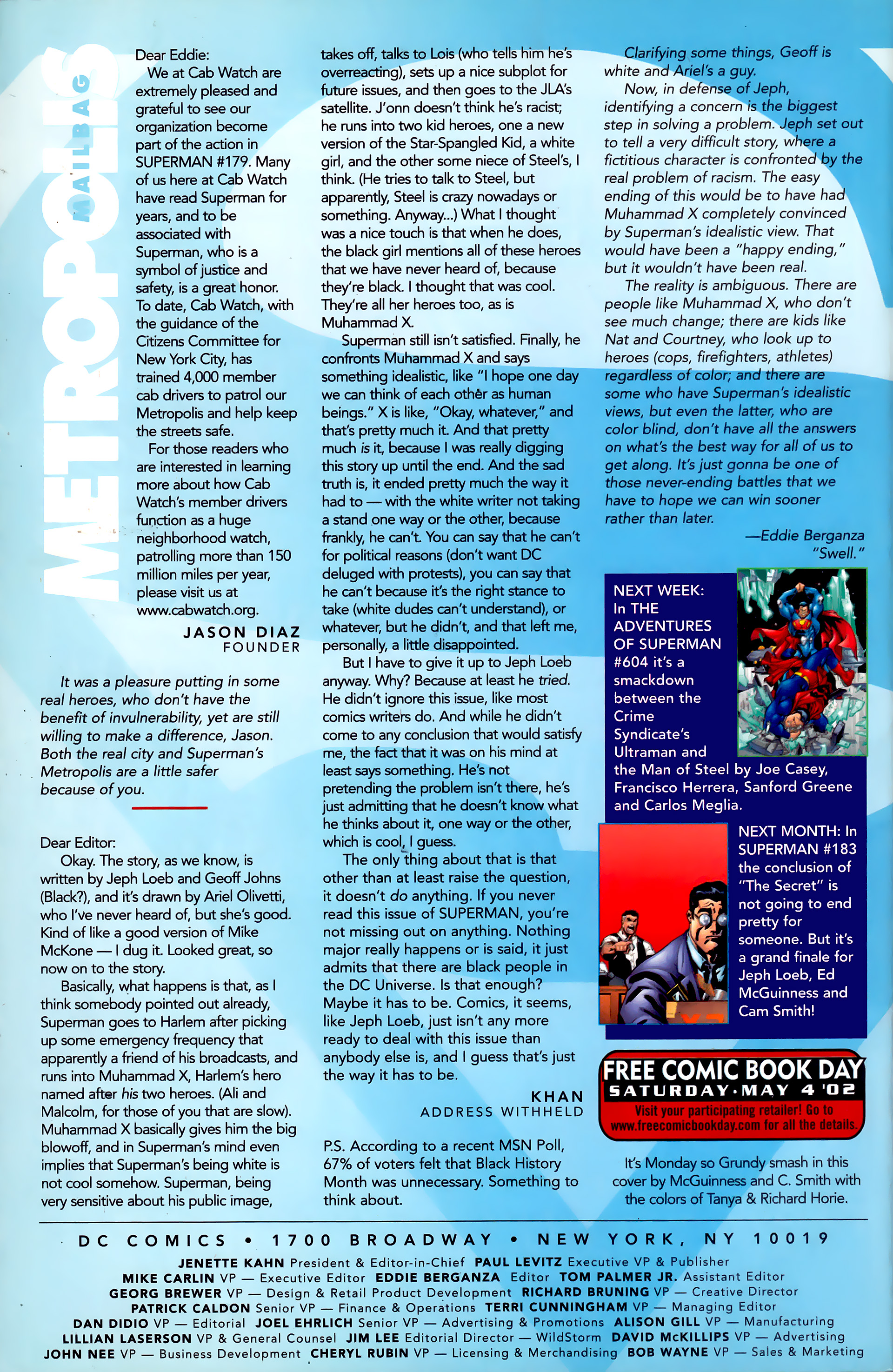 Read online Superman (1987) comic -  Issue #182 - 22