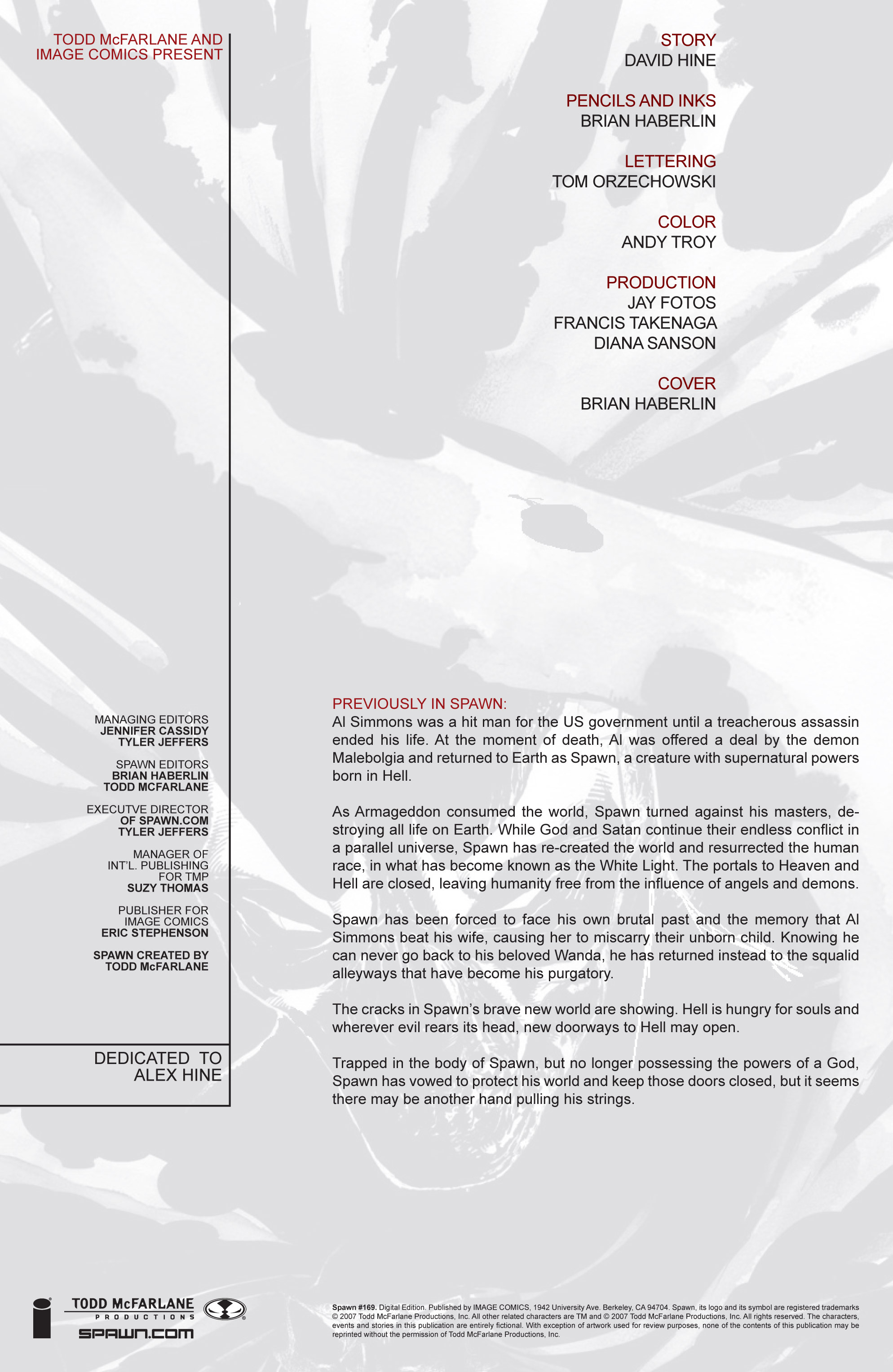 Read online Spawn comic -  Issue #169 - 2