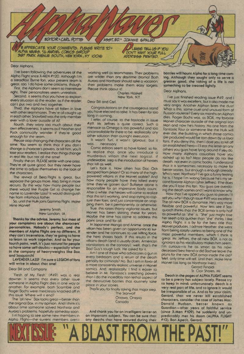Read online Alpha Flight (1983) comic -  Issue #52 - 24