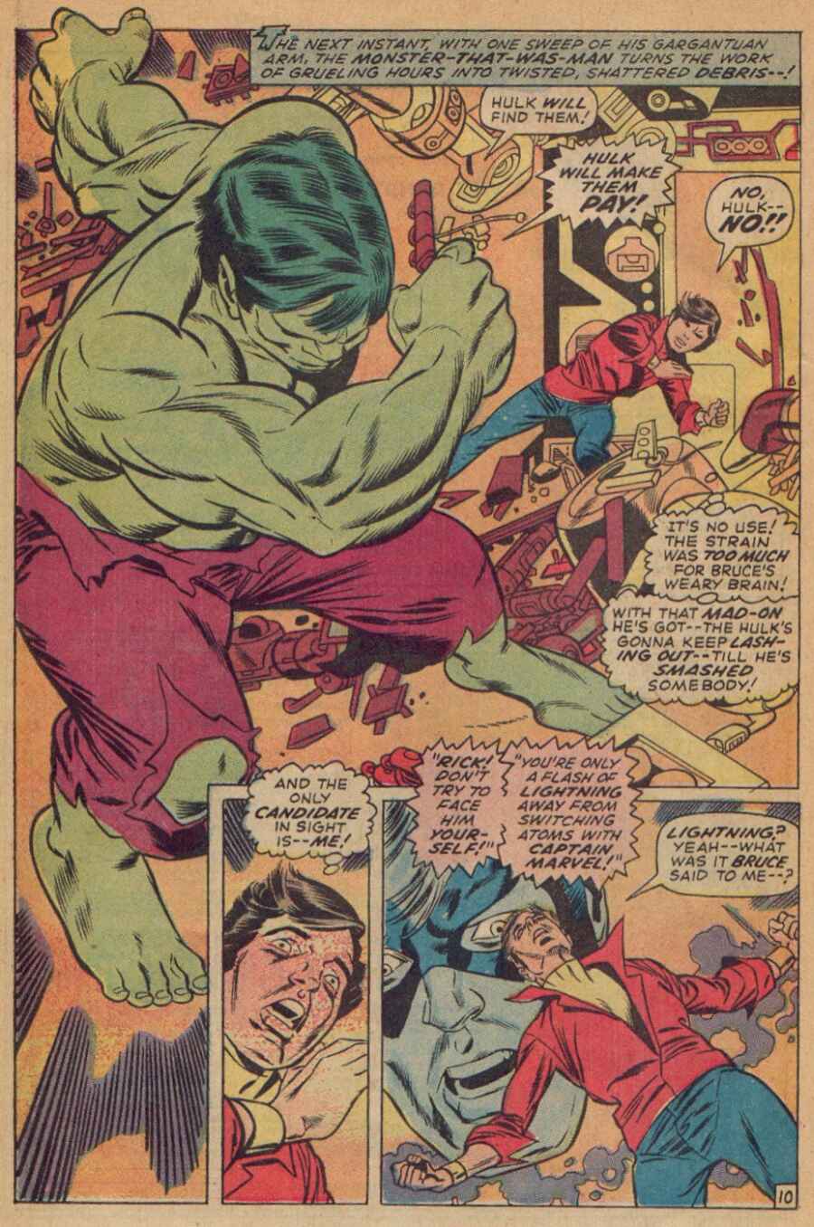 Captain Marvel (1968) Issue #21 #21 - English 12