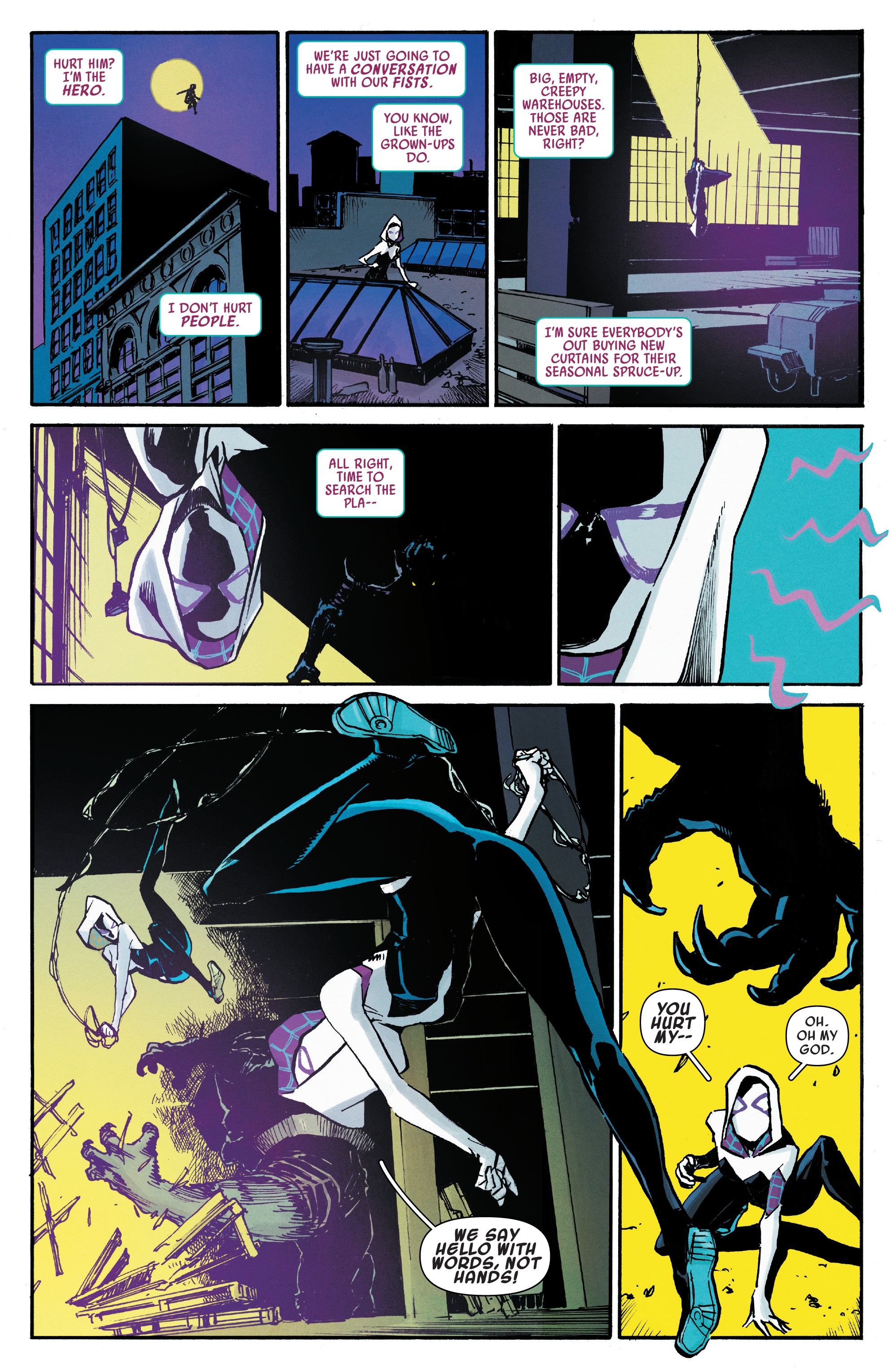 Read online Spider-Gwen: Ghost-Spider comic -  Issue #9 - 16