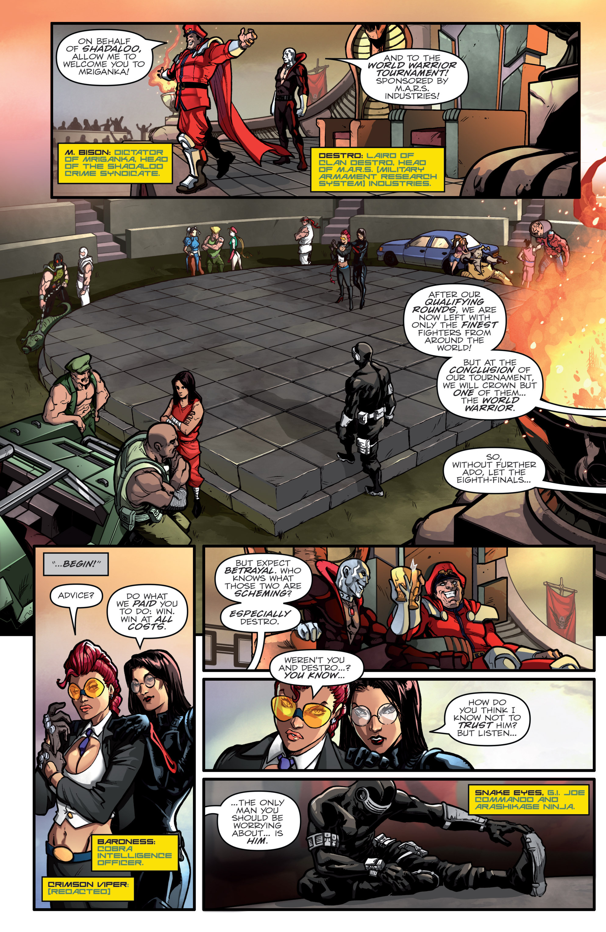 Read online Street Fighter X G.I. Joe comic -  Issue #1 - 7