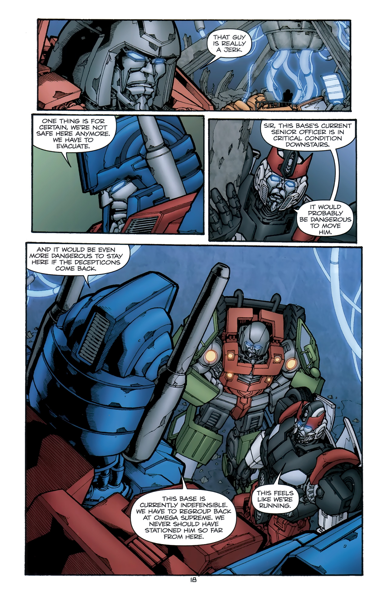 Read online The Transformers (2009) comic -  Issue #15 - 21