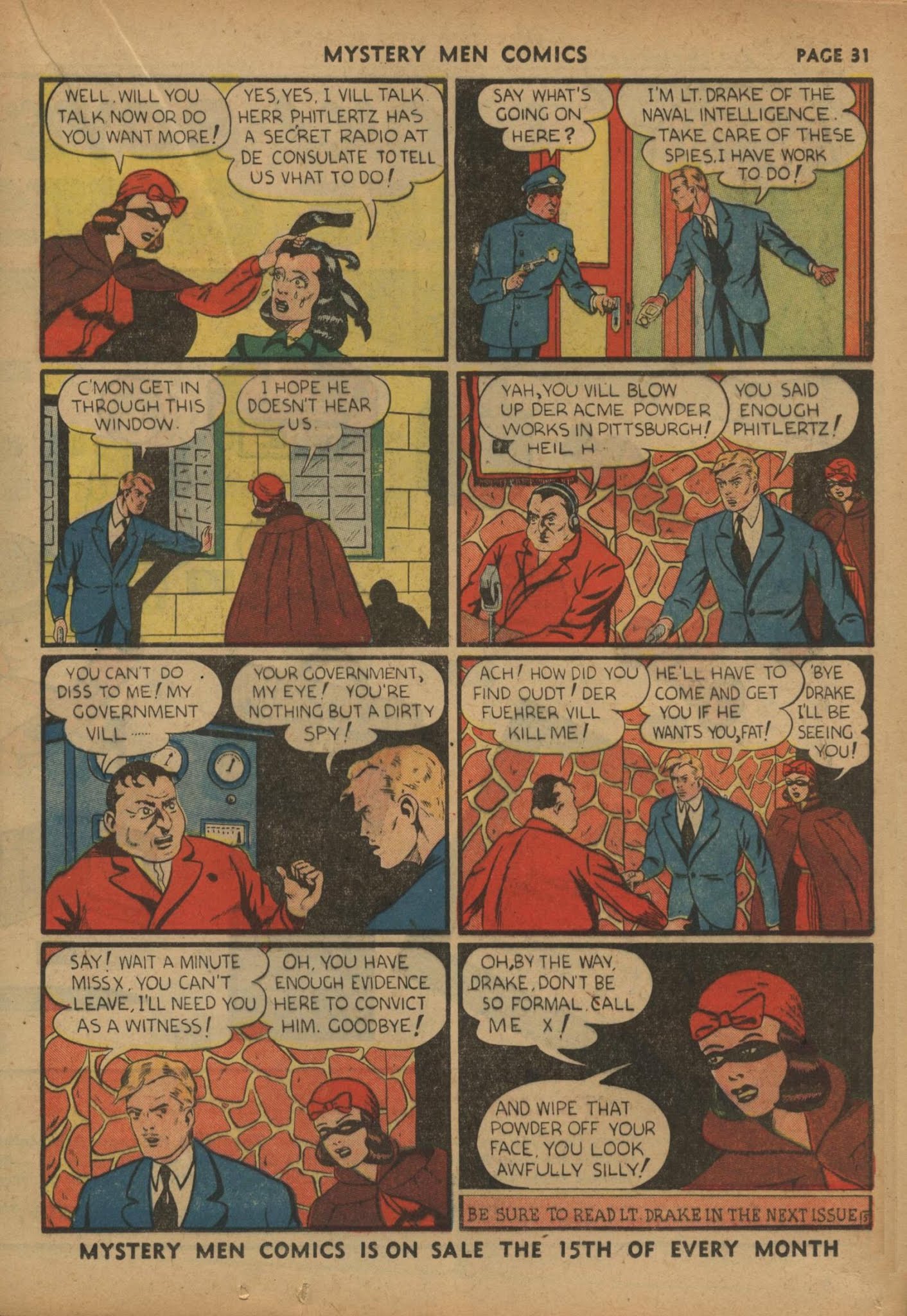 Read online Mystery Men Comics comic -  Issue #20 - 33