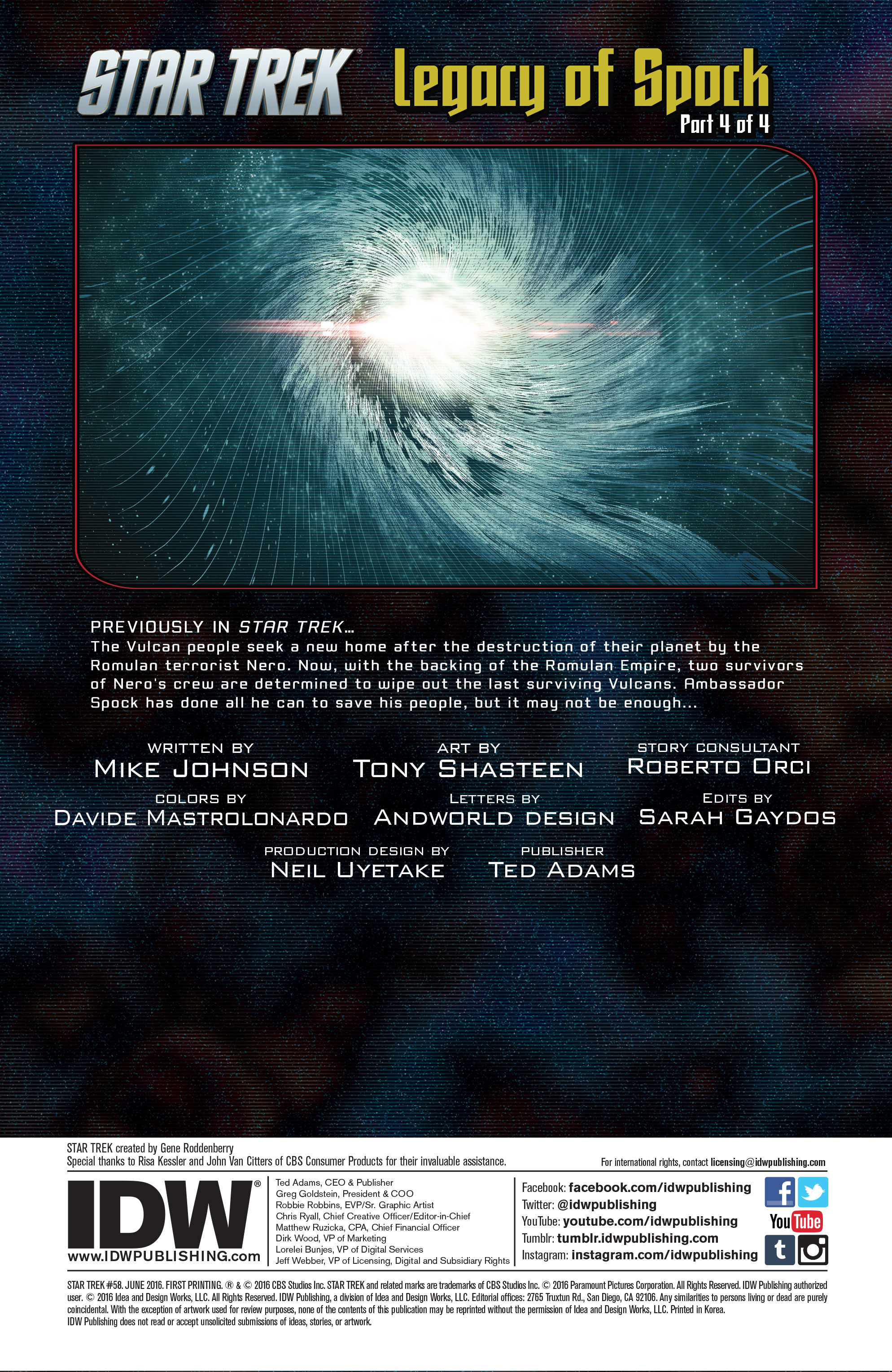 Read online Star Trek (2011) comic -  Issue #58 - 2