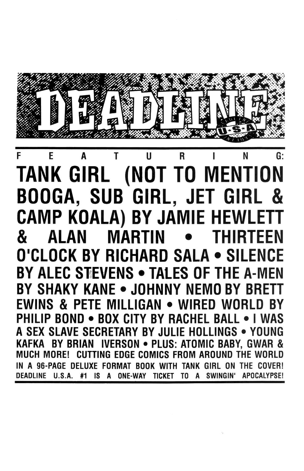 Read online Tank Girl (1991) comic -  Issue #4 - 32