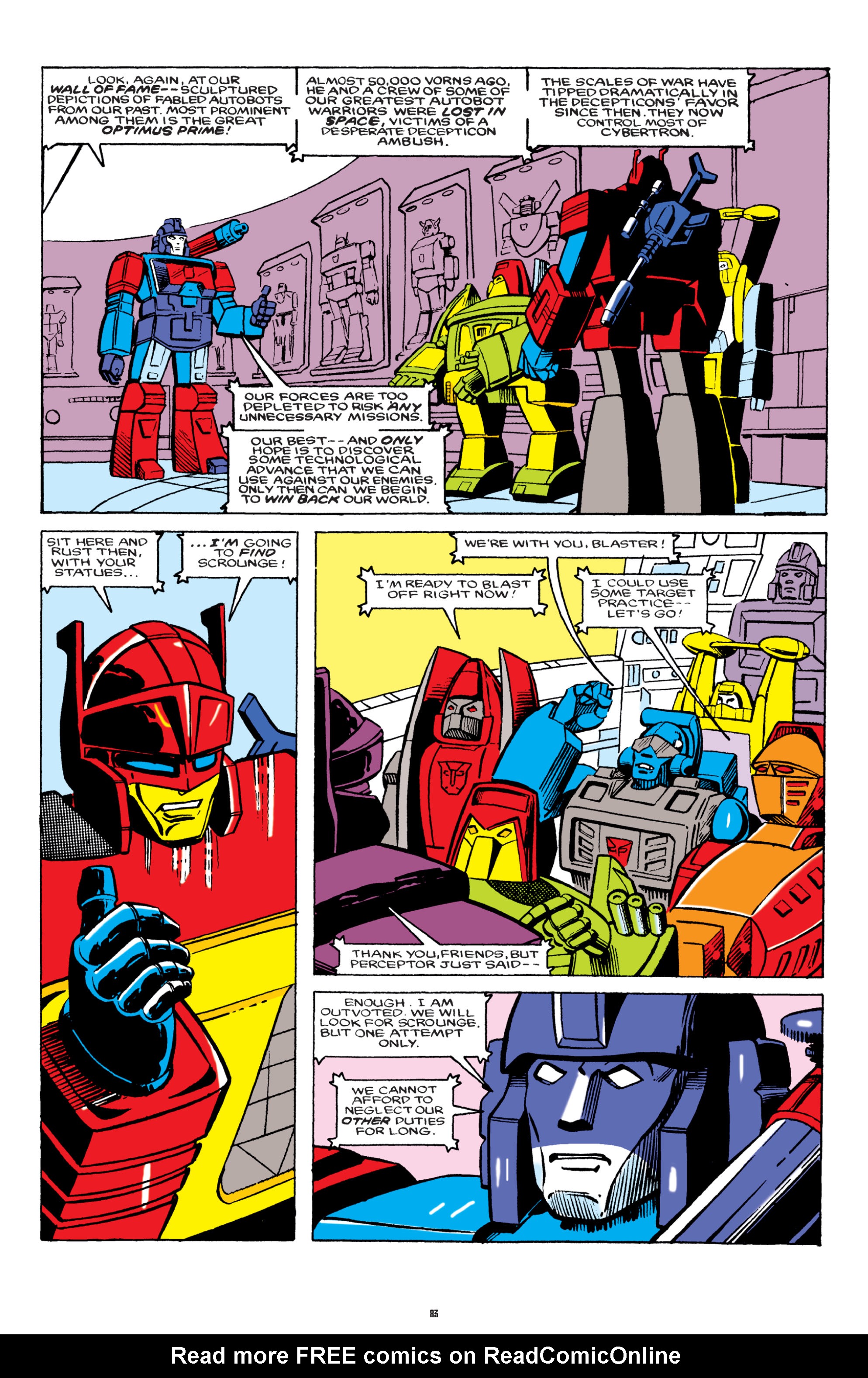 Read online The Transformers Classics comic -  Issue # TPB 2 - 84