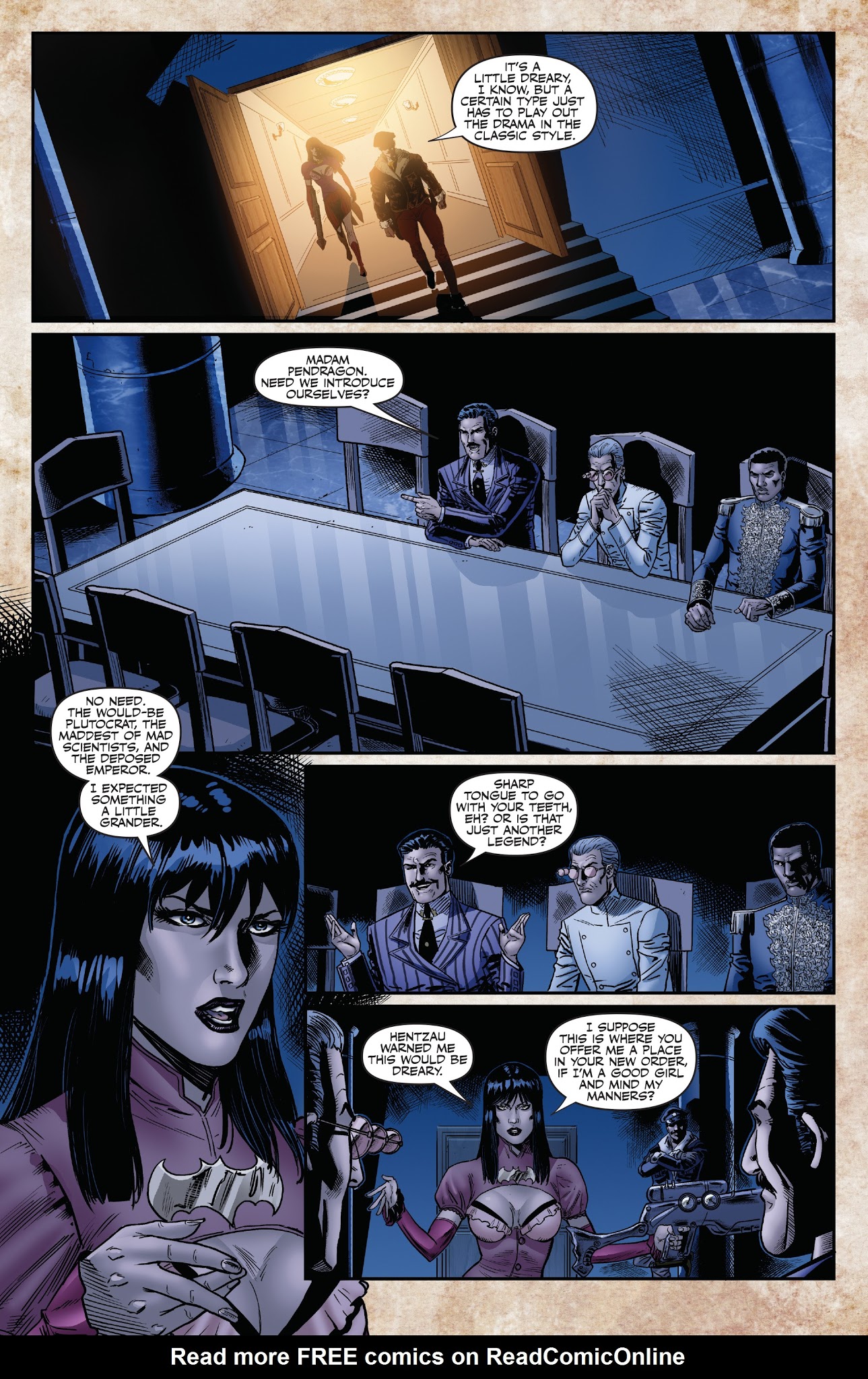 Read online Legenderry: Vampirella comic -  Issue # _TPB - 92