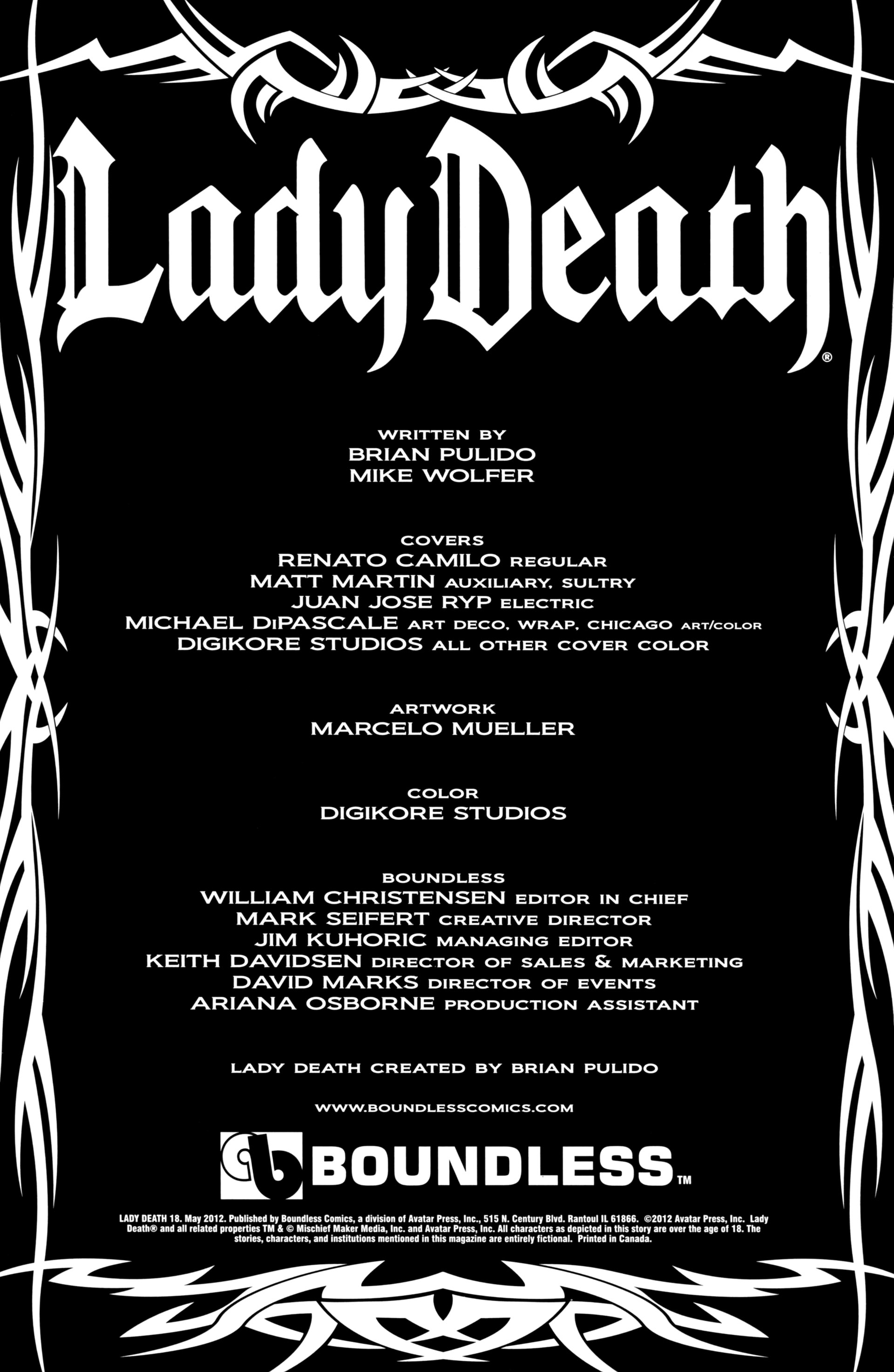 Read online Lady Death (2010) comic -  Issue #18 - 2