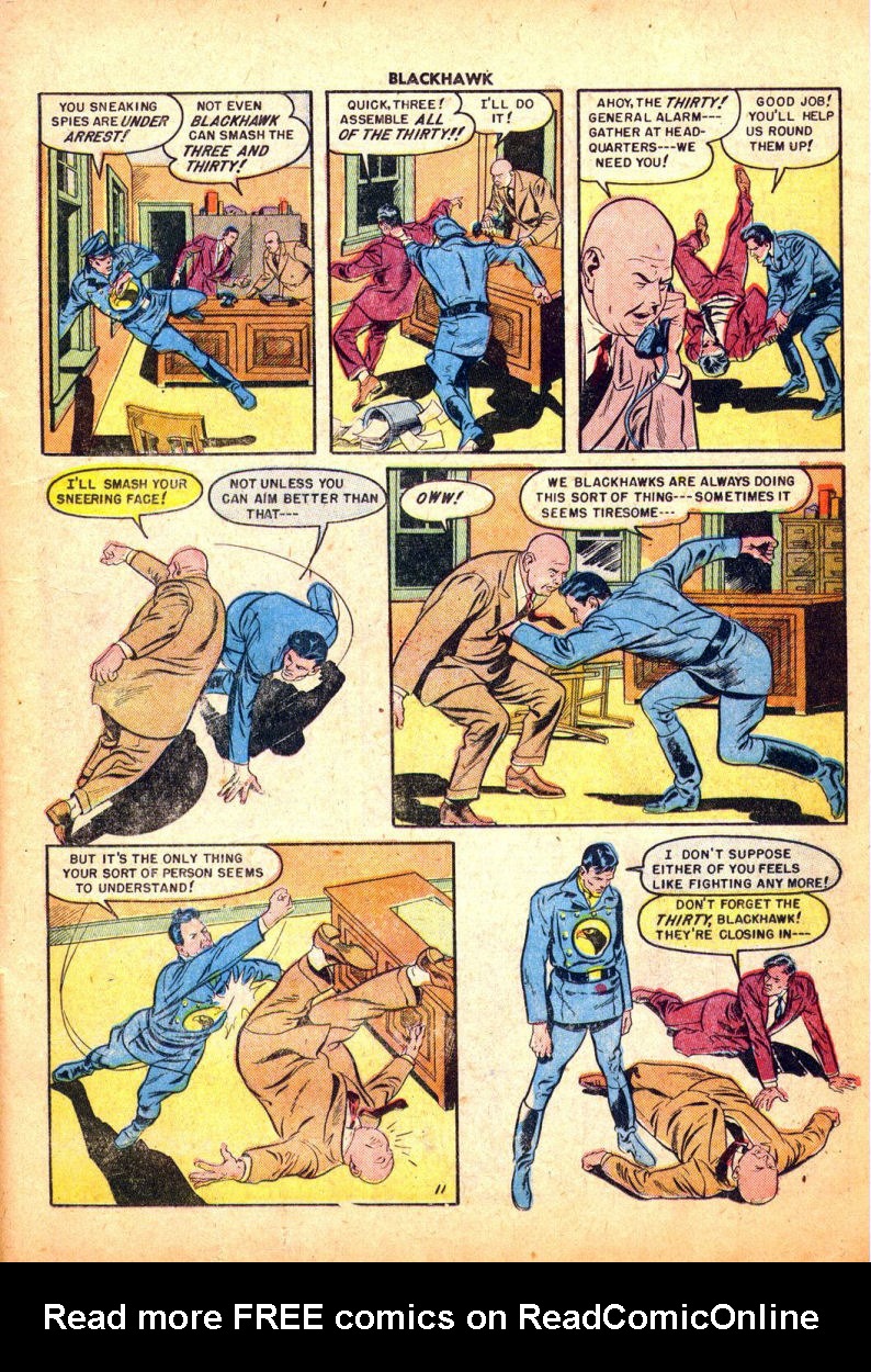 Read online Blackhawk (1957) comic -  Issue #30 - 13