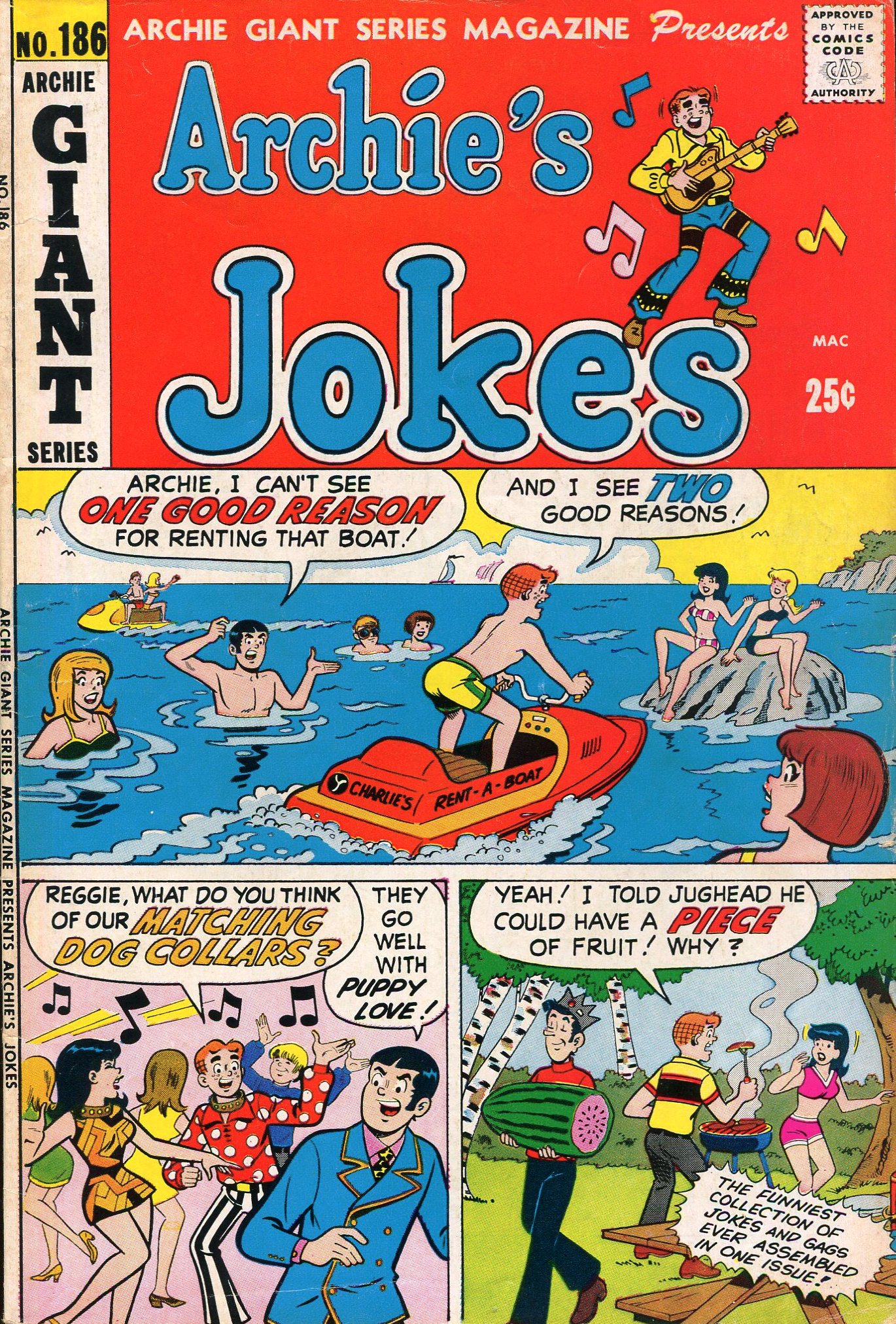 Read online Archie Giant Series Magazine comic -  Issue #186 - 1