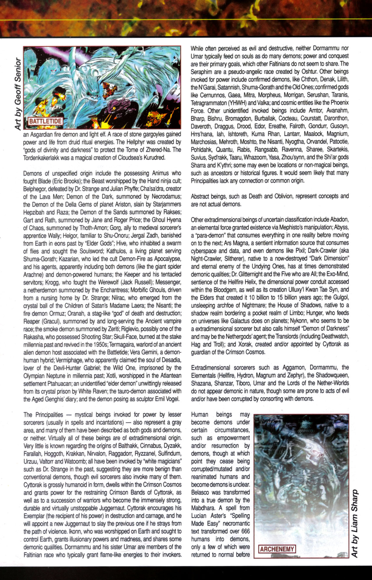 Read online Marvel Zombies: The Book of Angels, Demons & Various Monstrosities comic -  Issue # Full - 18