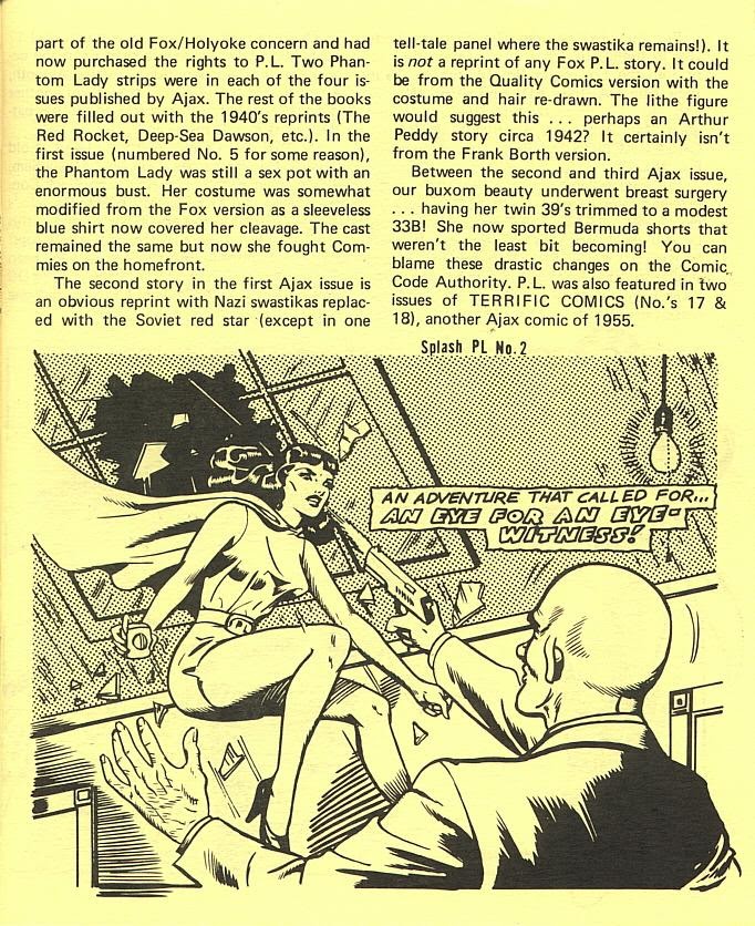Read online The Fox Features Phantom Lady Comic Book Index comic -  Issue # Full - 9