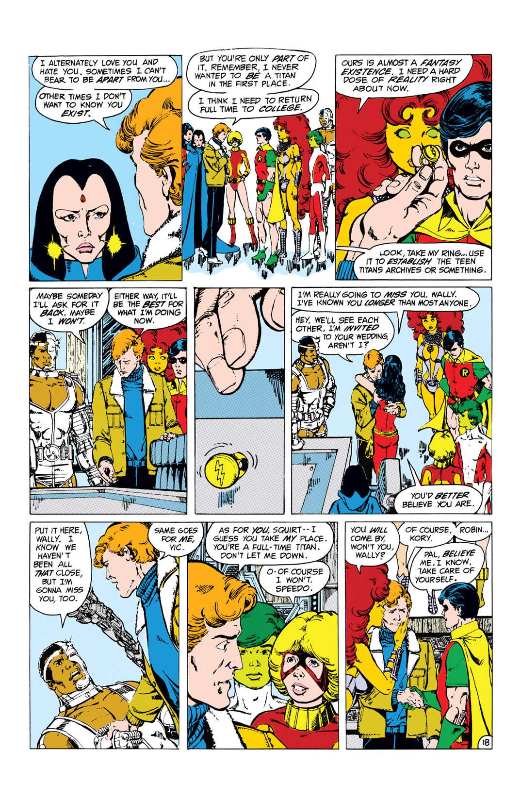 Read online The New Teen Titans (1980) comic -  Issue #39 - 18