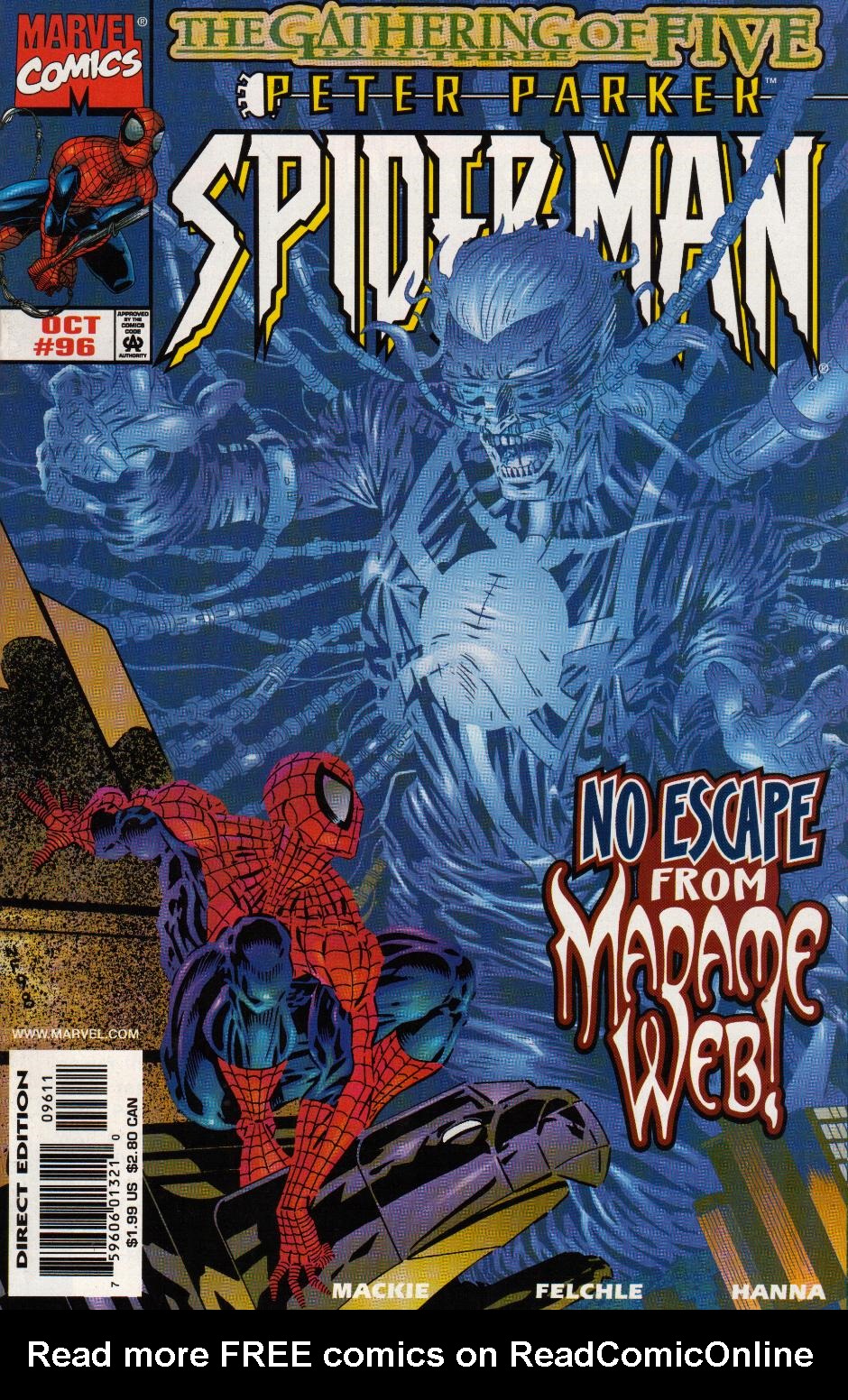 Read online Spider-Man (1990) comic -  Issue #96 - Web of Despair - 1