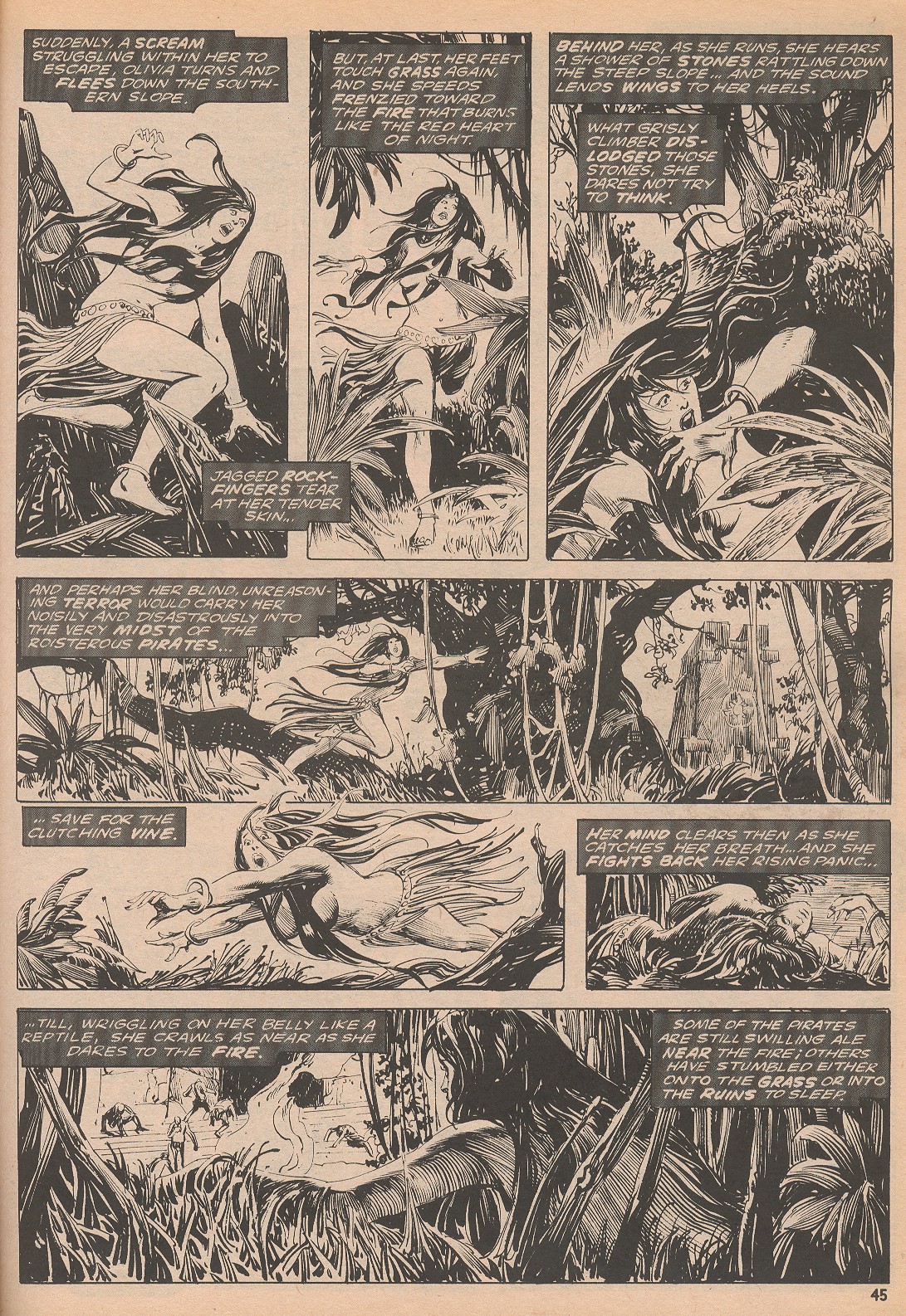Read online The Savage Sword Of Conan comic -  Issue #4 - 45