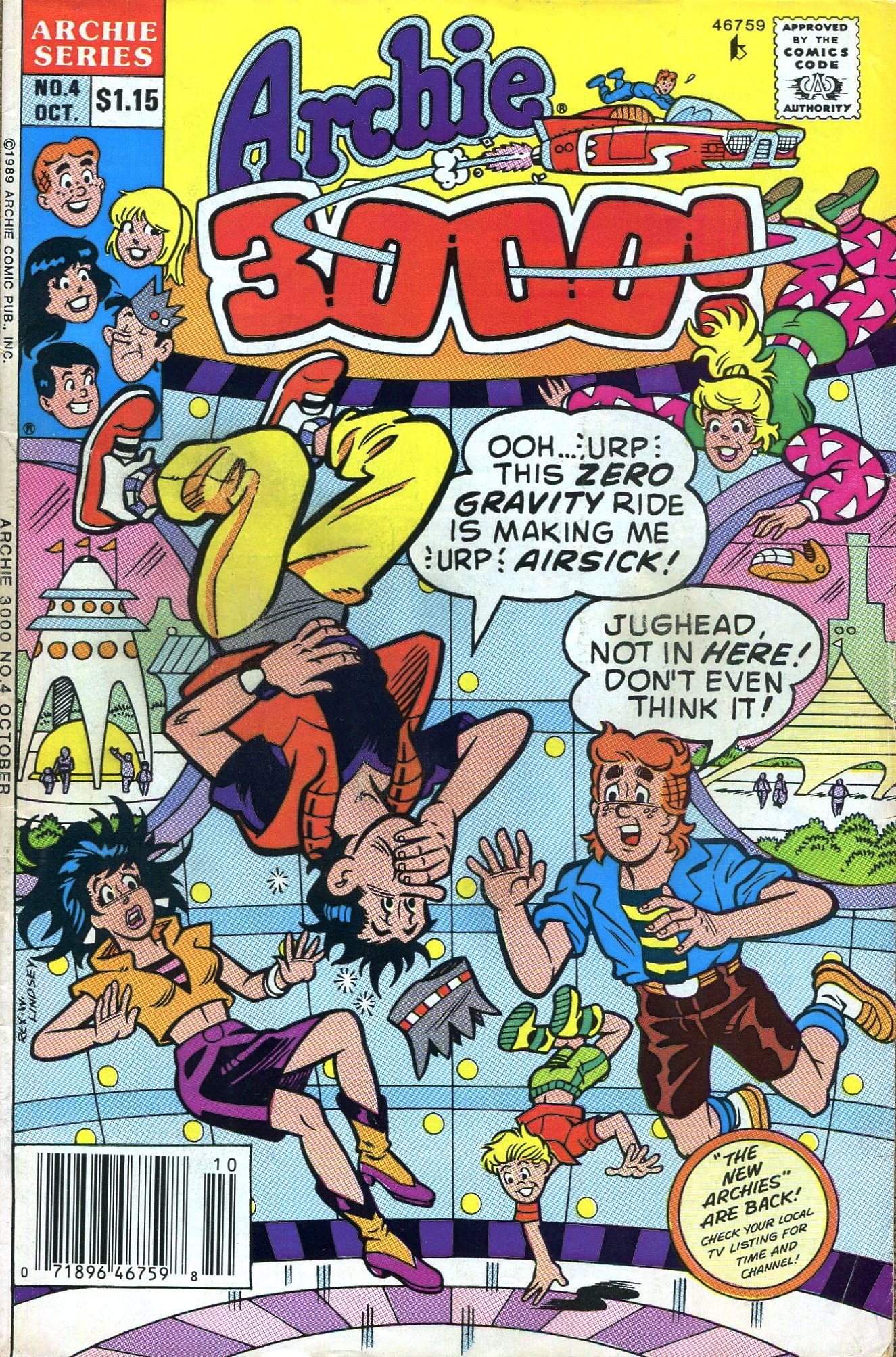 Read online Archie 3000! (1989) comic -  Issue #4 - 1