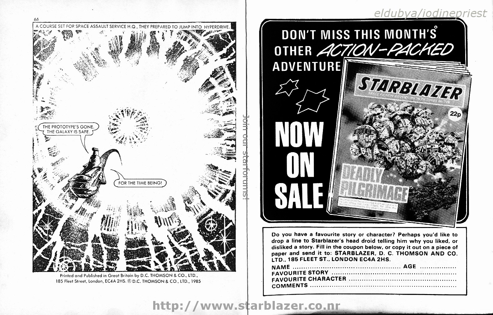 Read online Starblazer comic -  Issue #148 - 35