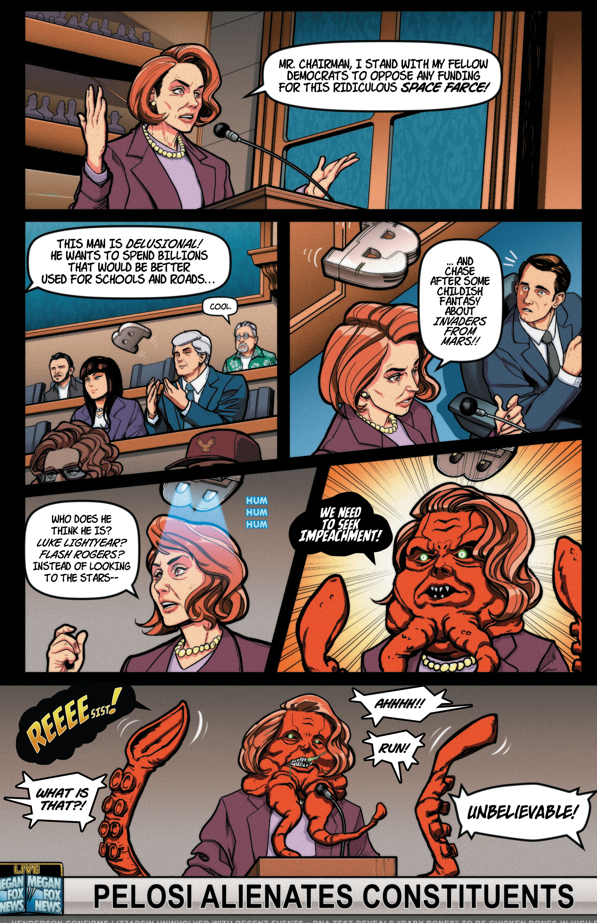 Read online Trump's Space Force comic -  Issue # Full - 9