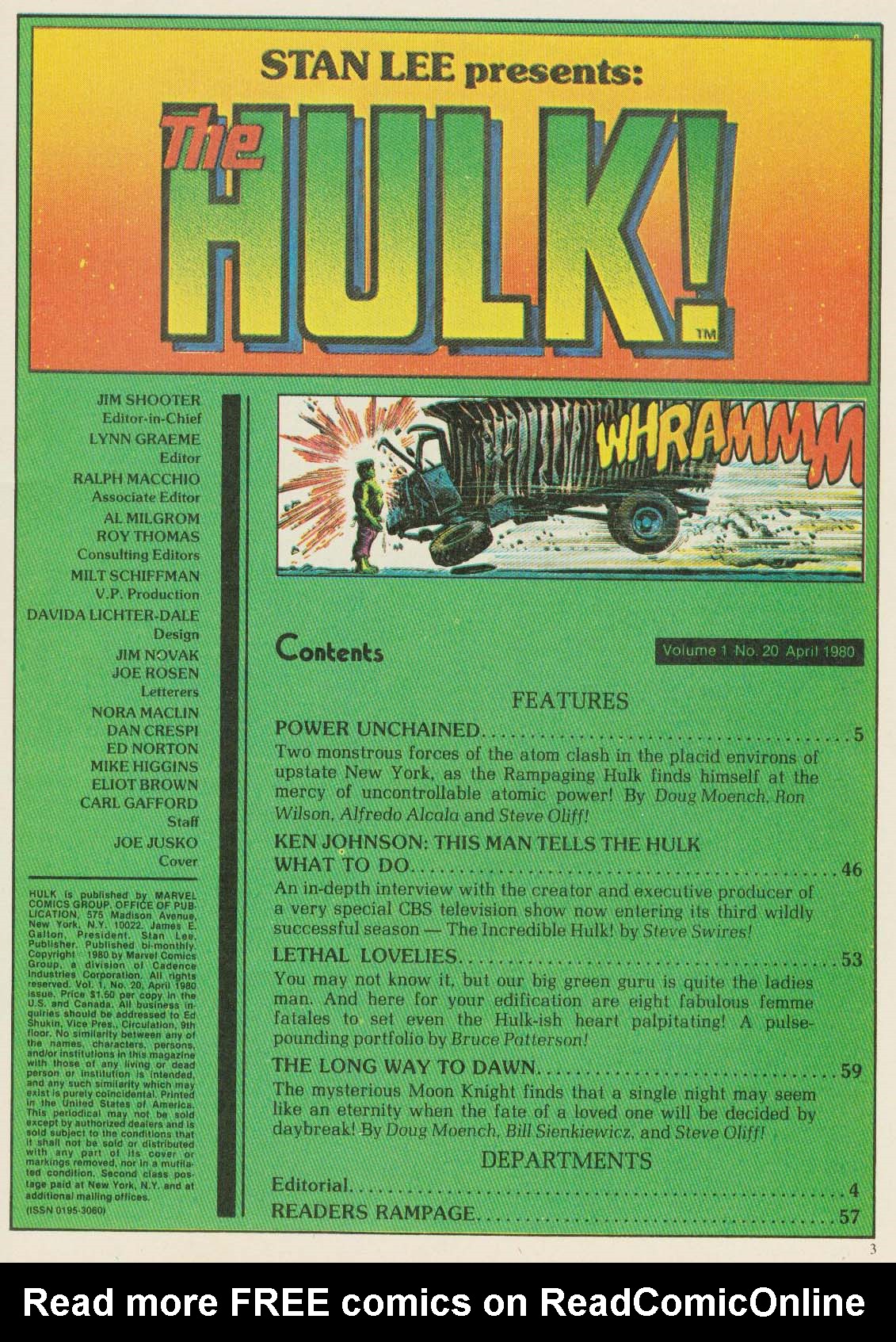 Read online Hulk (1978) comic -  Issue #20 - 3