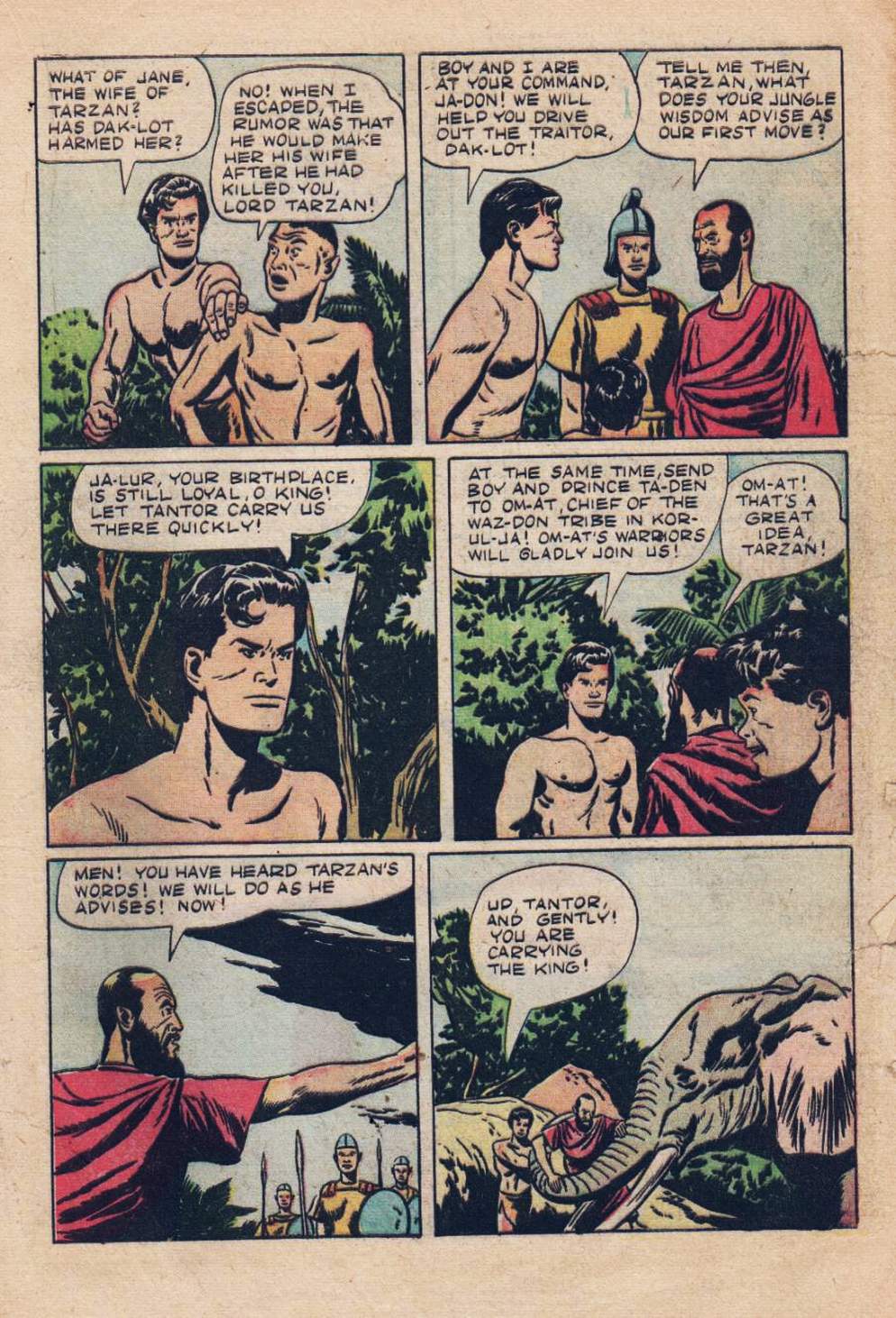 Read online Tarzan (1948) comic -  Issue #9 - 17